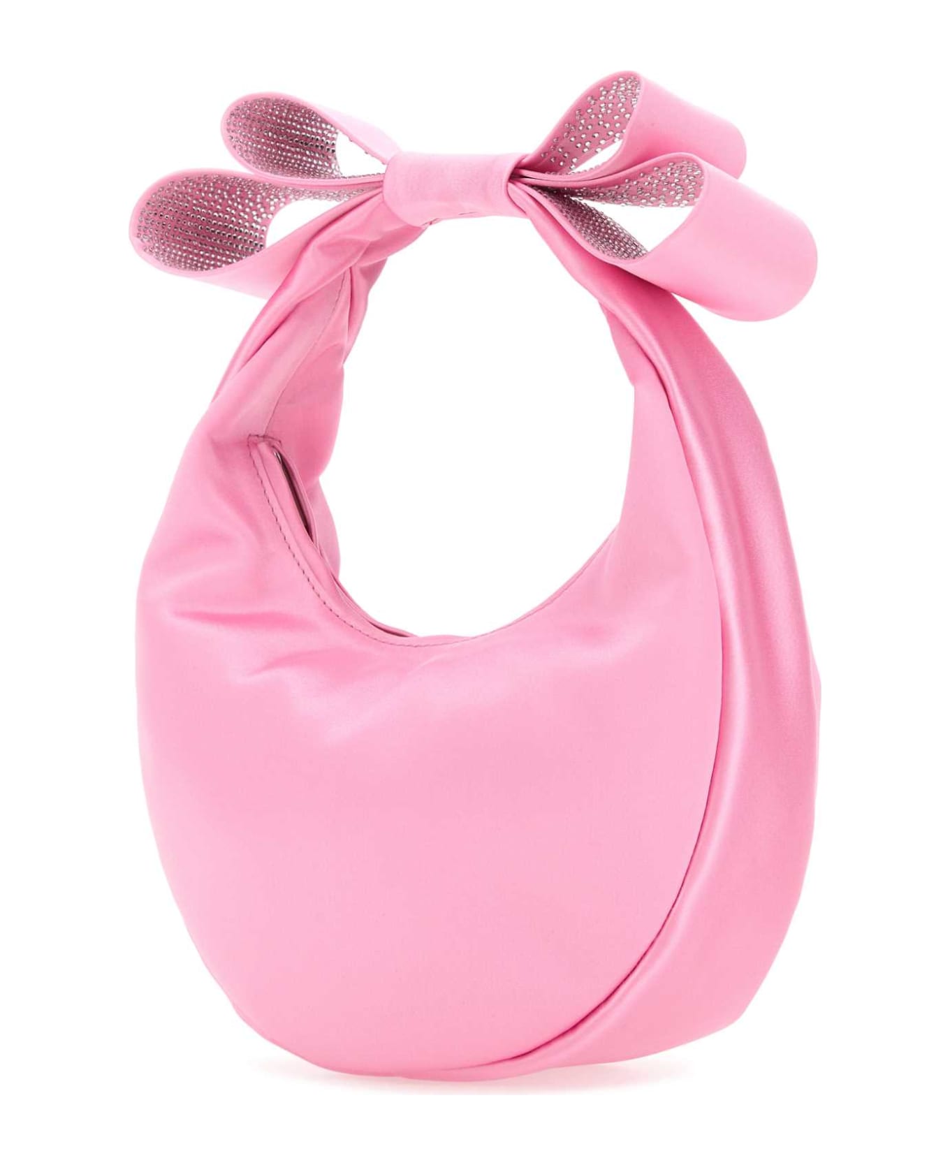 Mach & Mach Pink Satin Small Cadeau Handbag - PINK トートバッグ