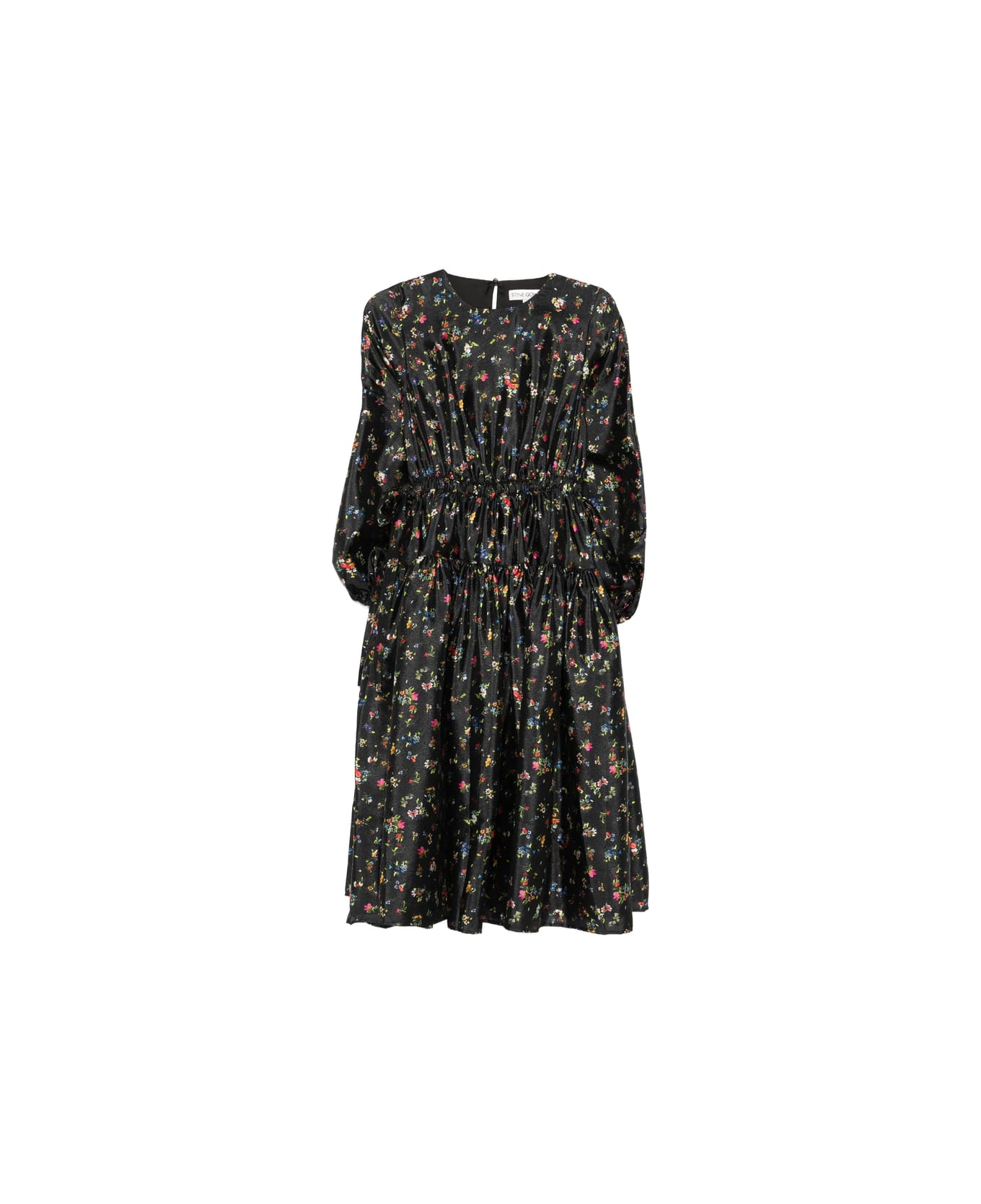 Stine Goya Dress - BLACK/PINK