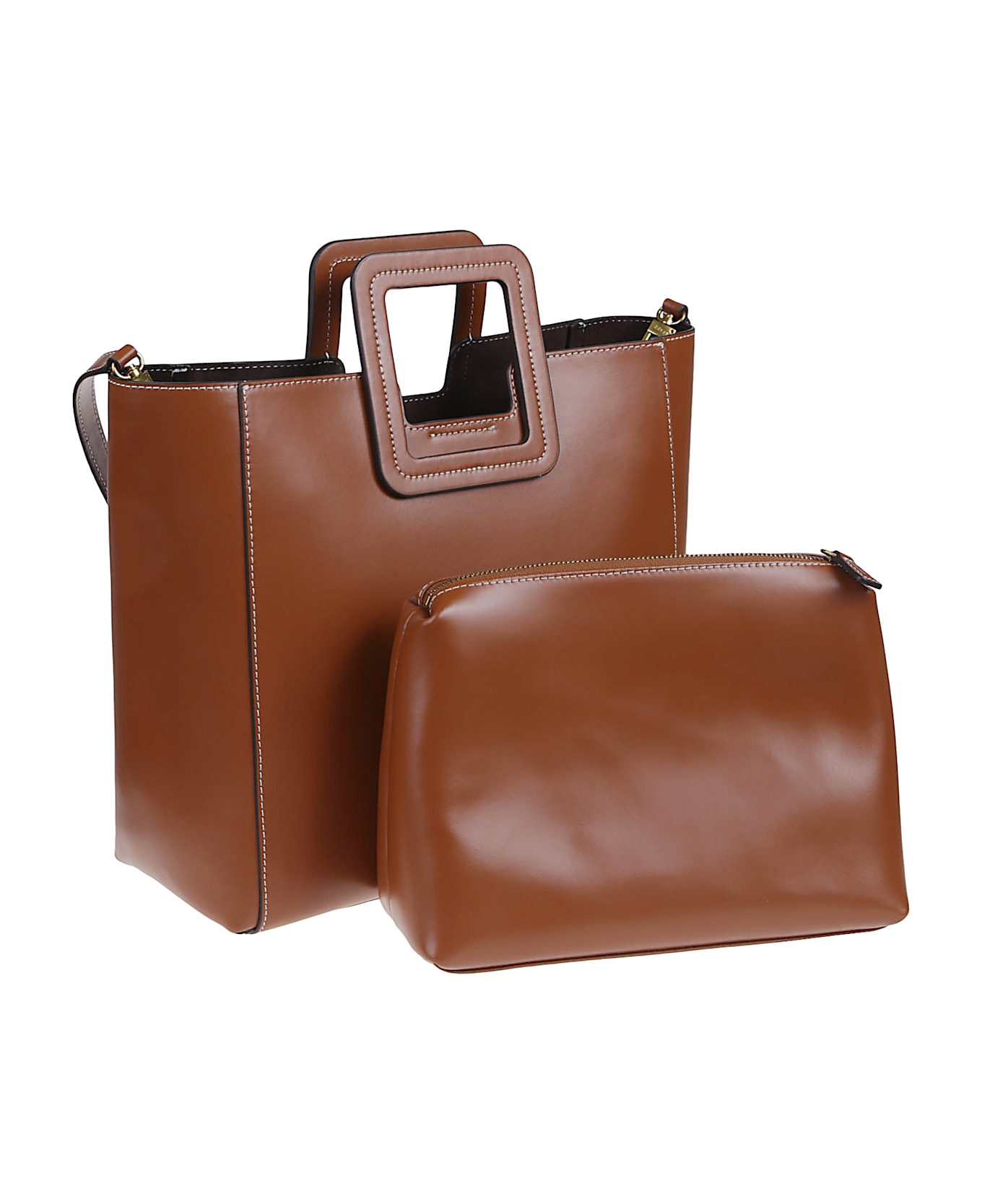 STAUD Shirley Tote Bag - Tan