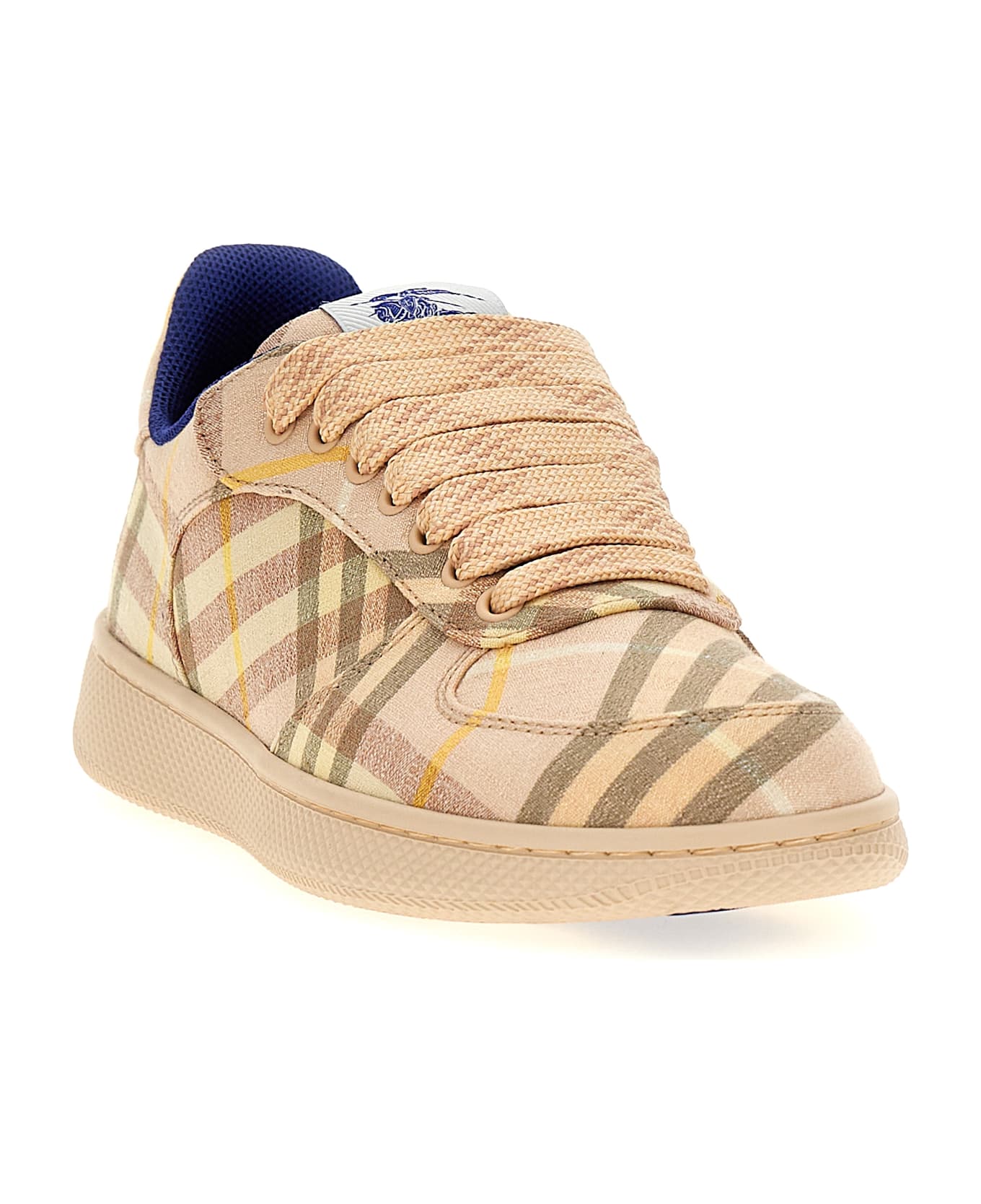 Burberry 
terrace Check
 Sneakers - Pink