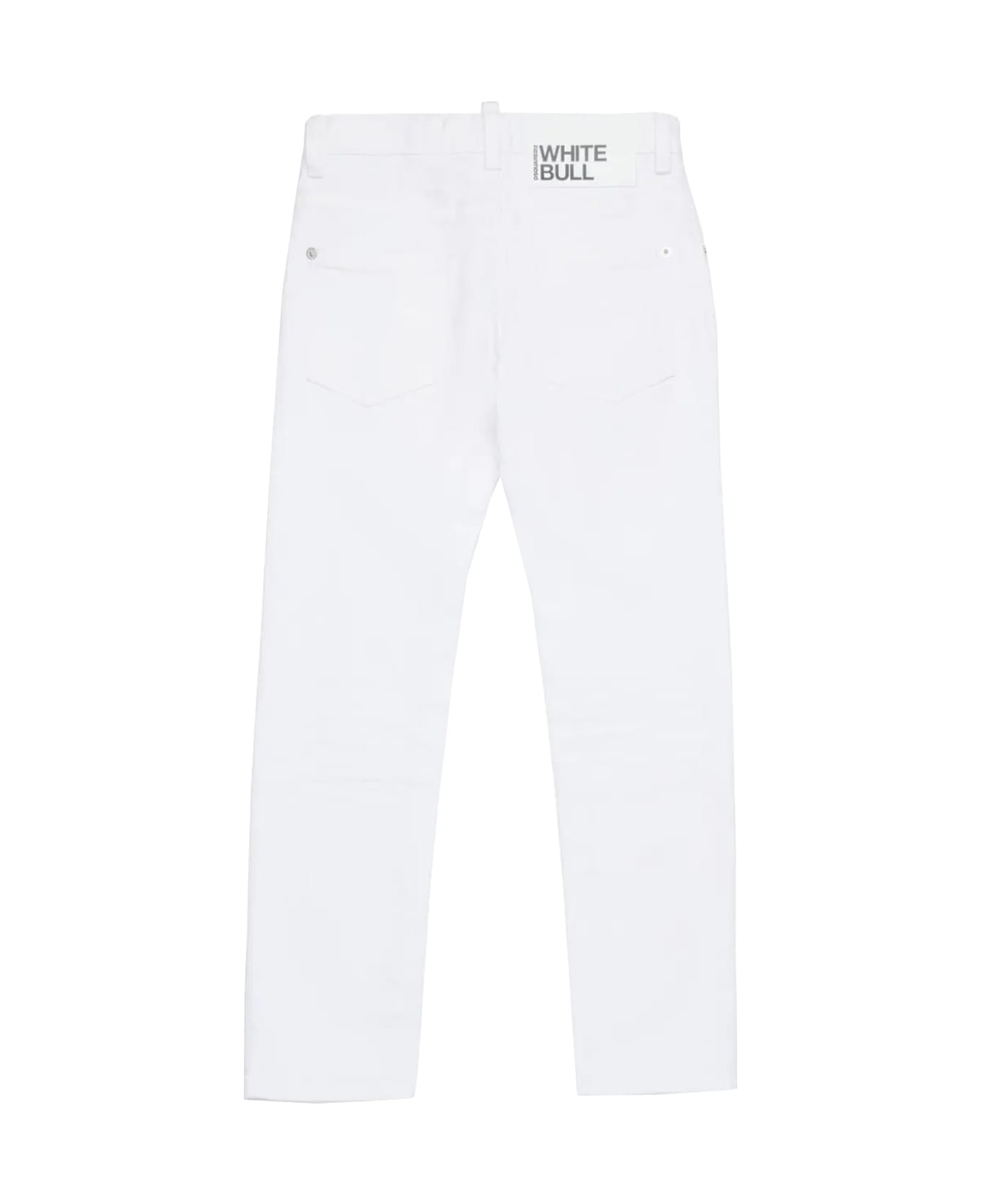 Dsquared2 Cotton Denim Jeans - White