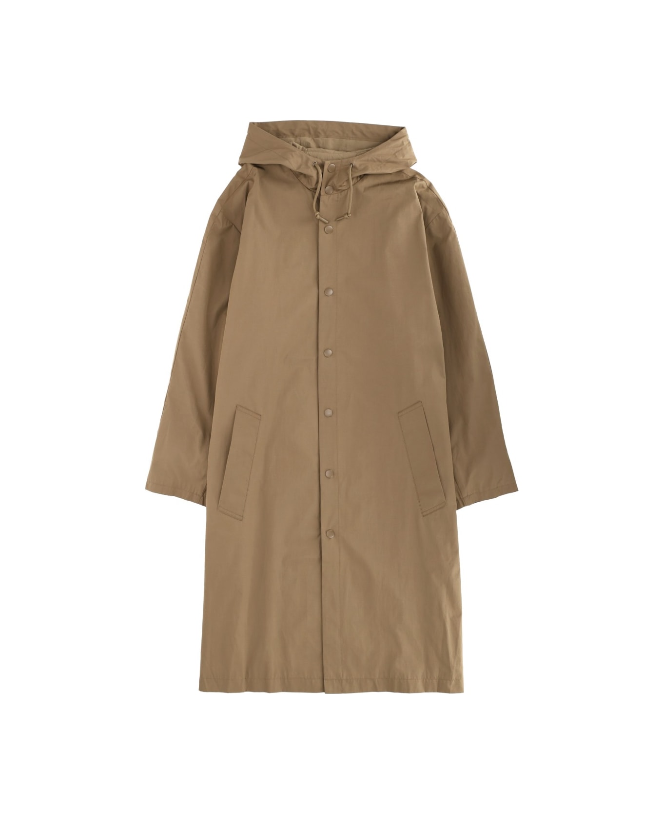 A.P.C. Hooded Trench Coat - BROWN