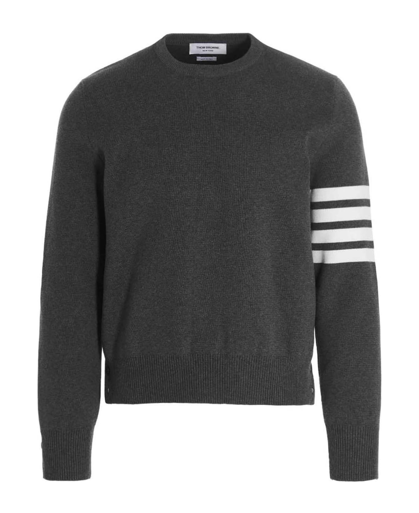 Thom Browne '4 Bar' Sweater - Gray