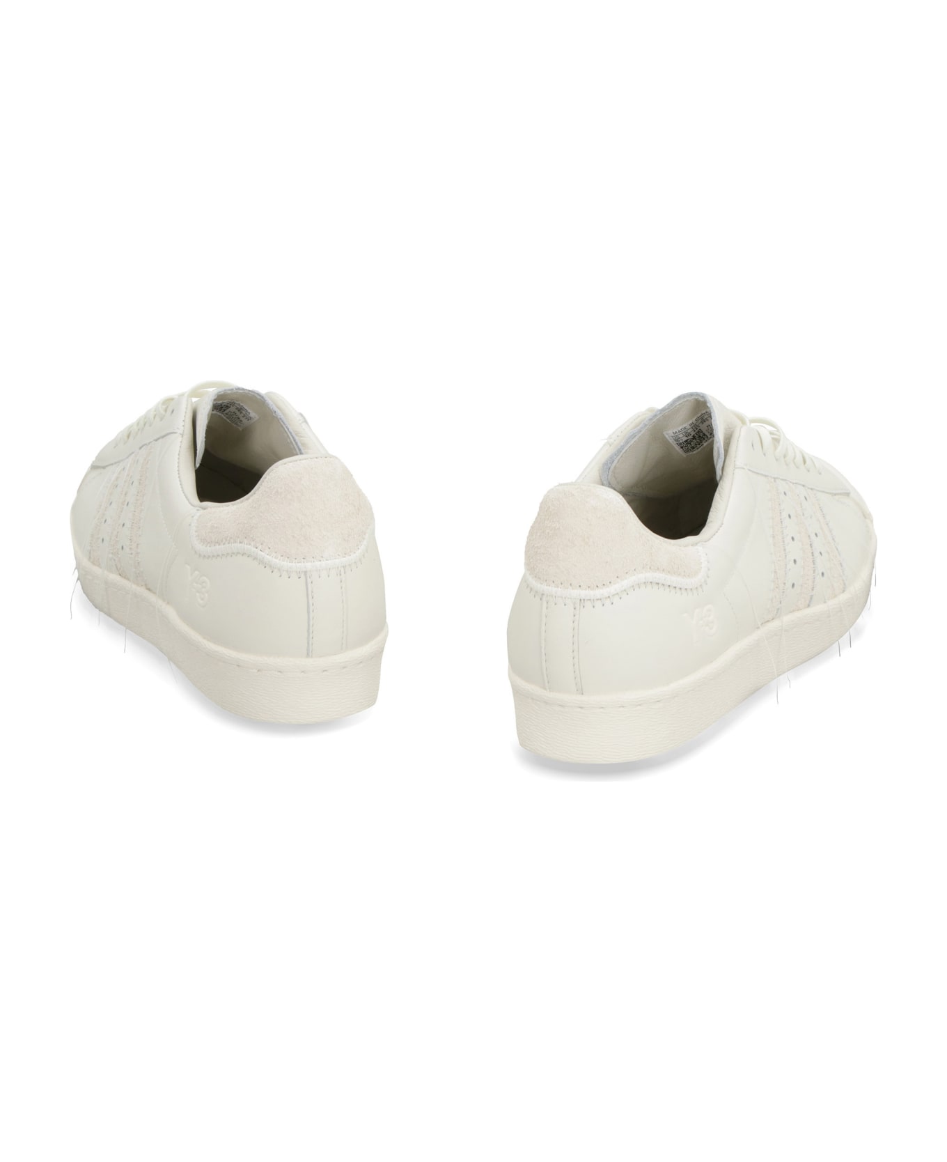 Y-3 Superstar Leather Low-top Sneakers - WHITE