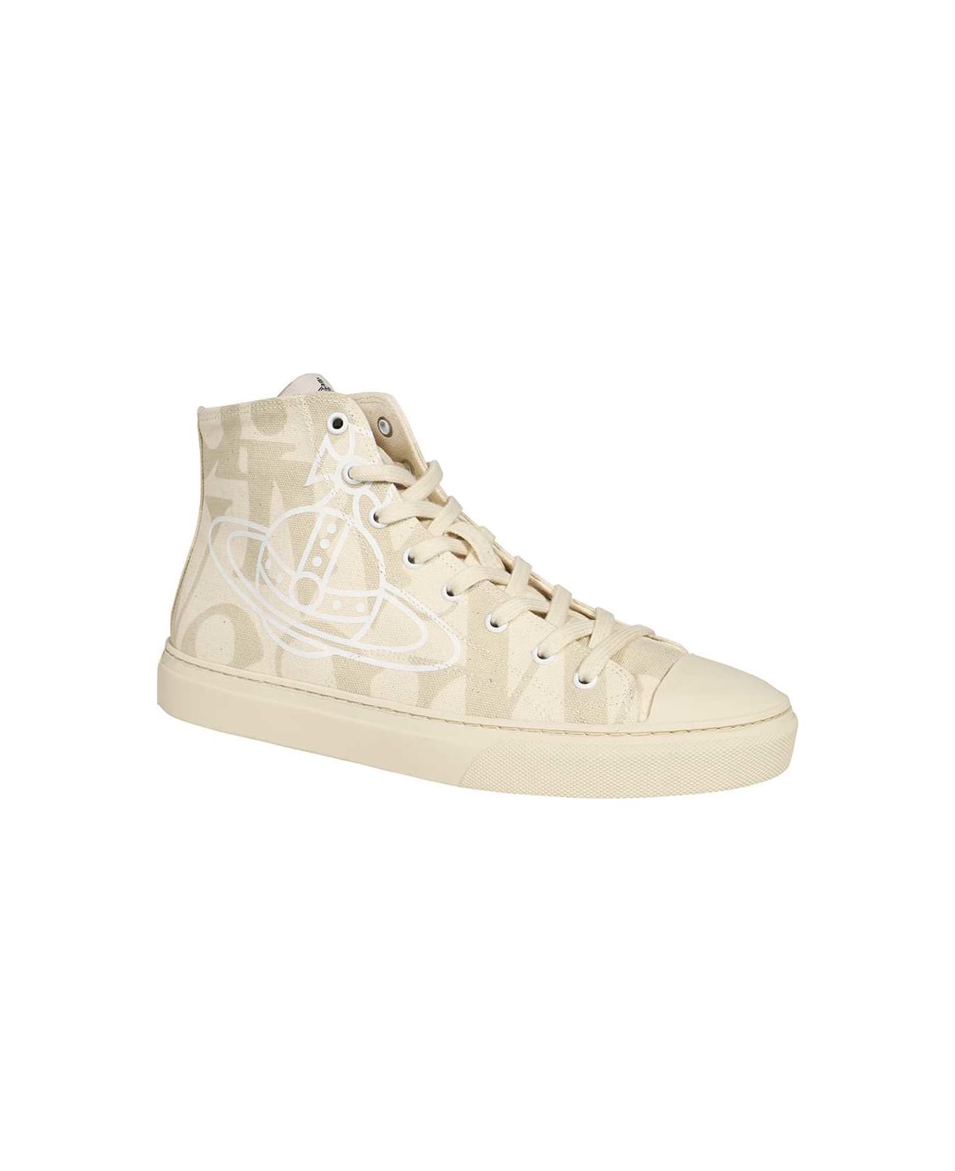 Vivienne Westwood High-top Sneakers - Ivory