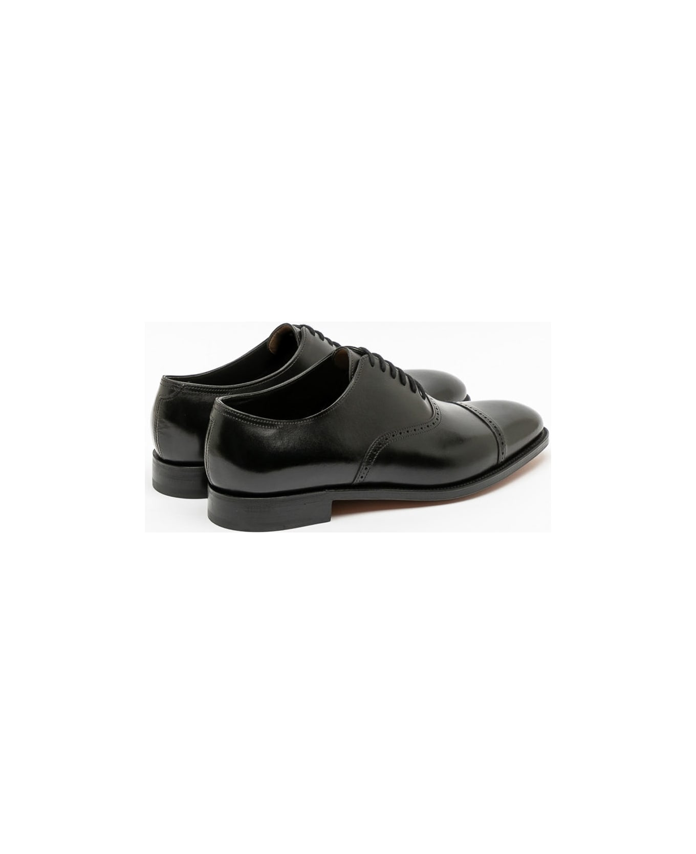 John Lobb Trent Black Calf Oxford Shoe