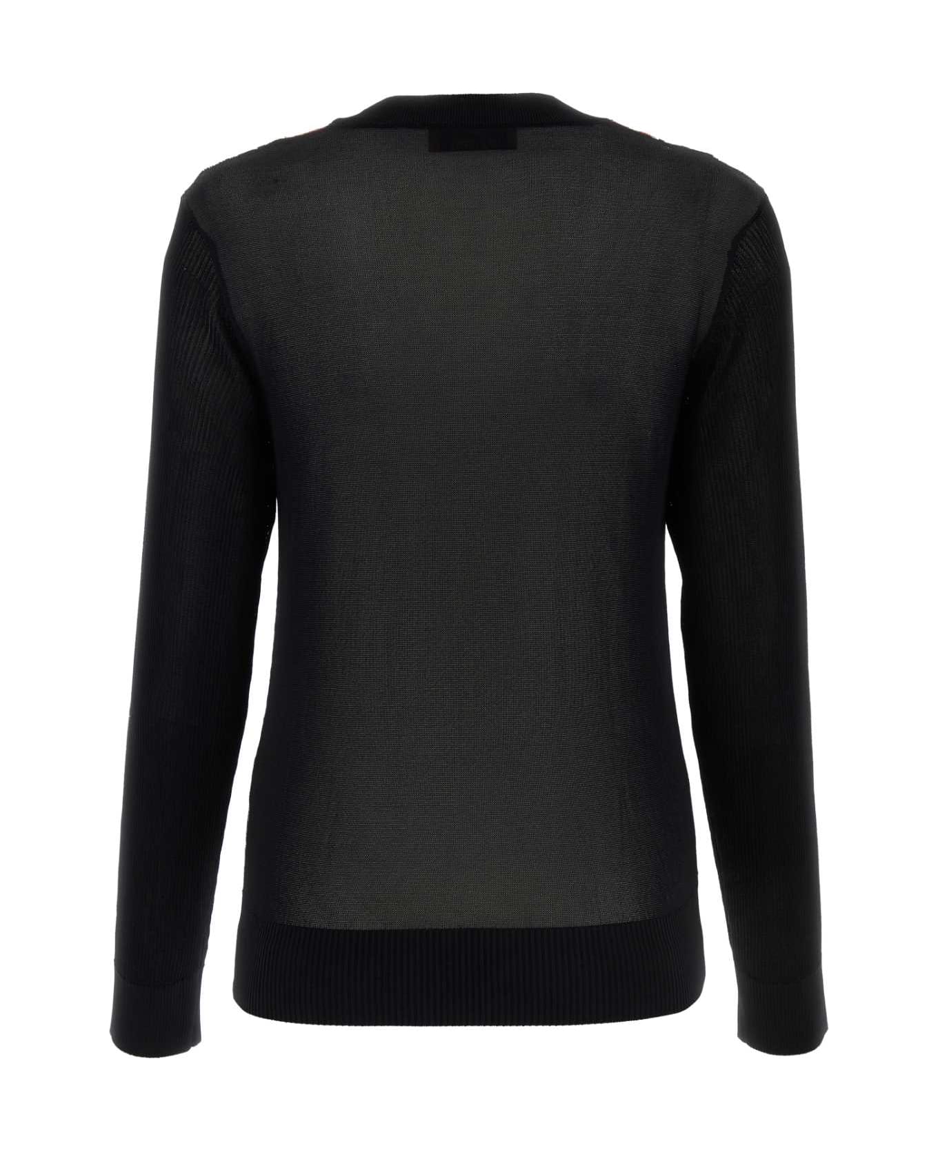 Missoni Black Viscose Sweater - BLACKBEAUTY