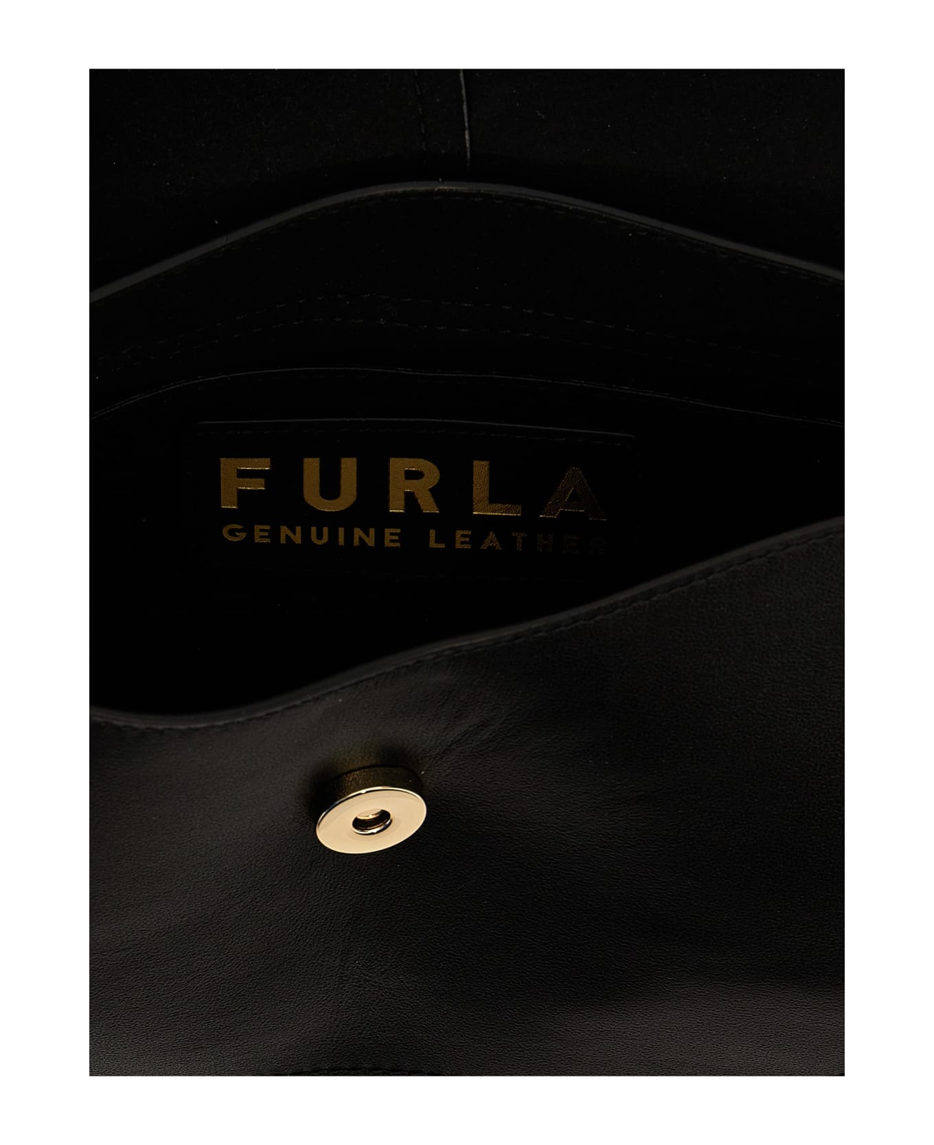 Furla 'flow M' Shoulder Bag - Black  