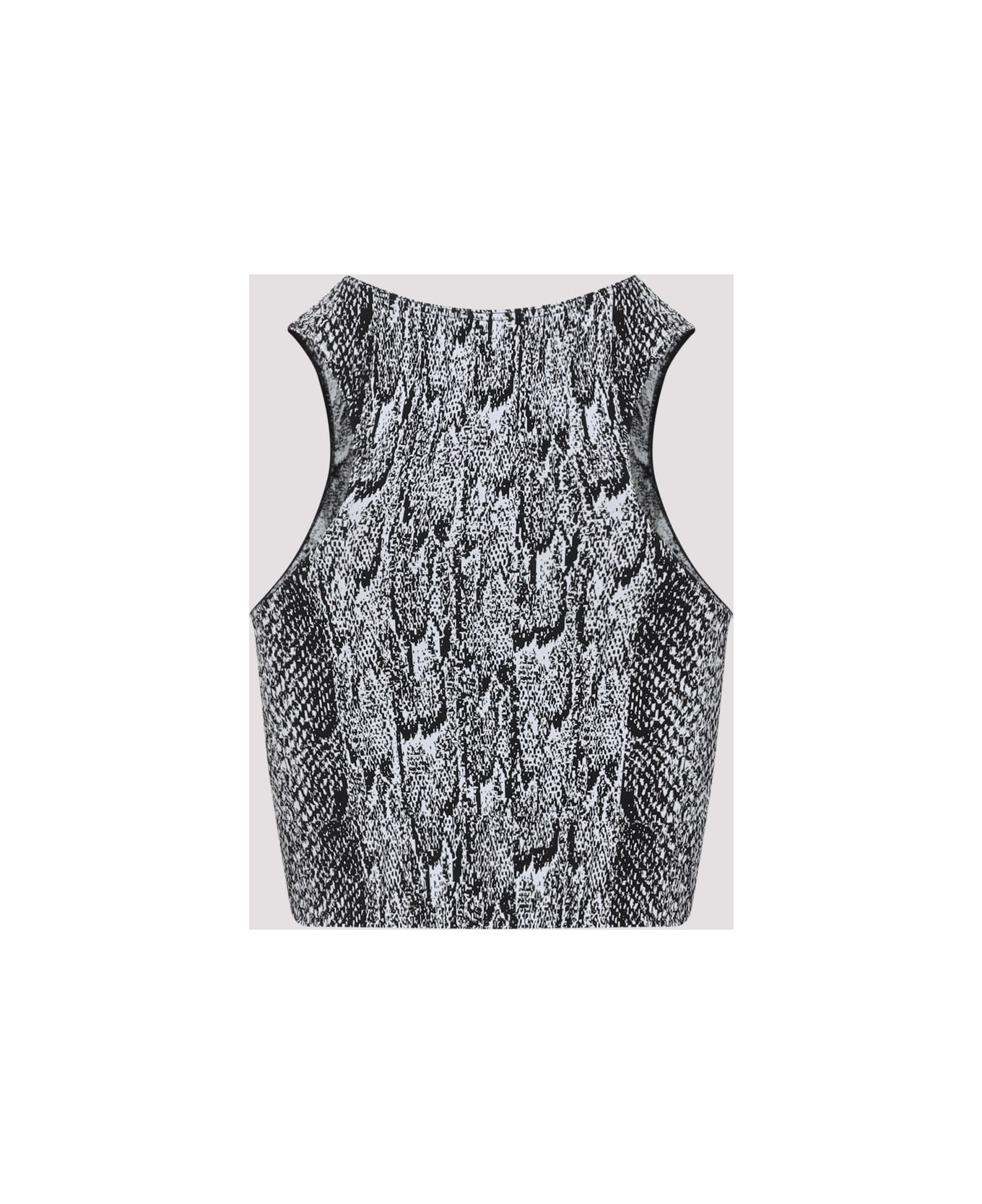 Wolford Seamless Python Top - White Black