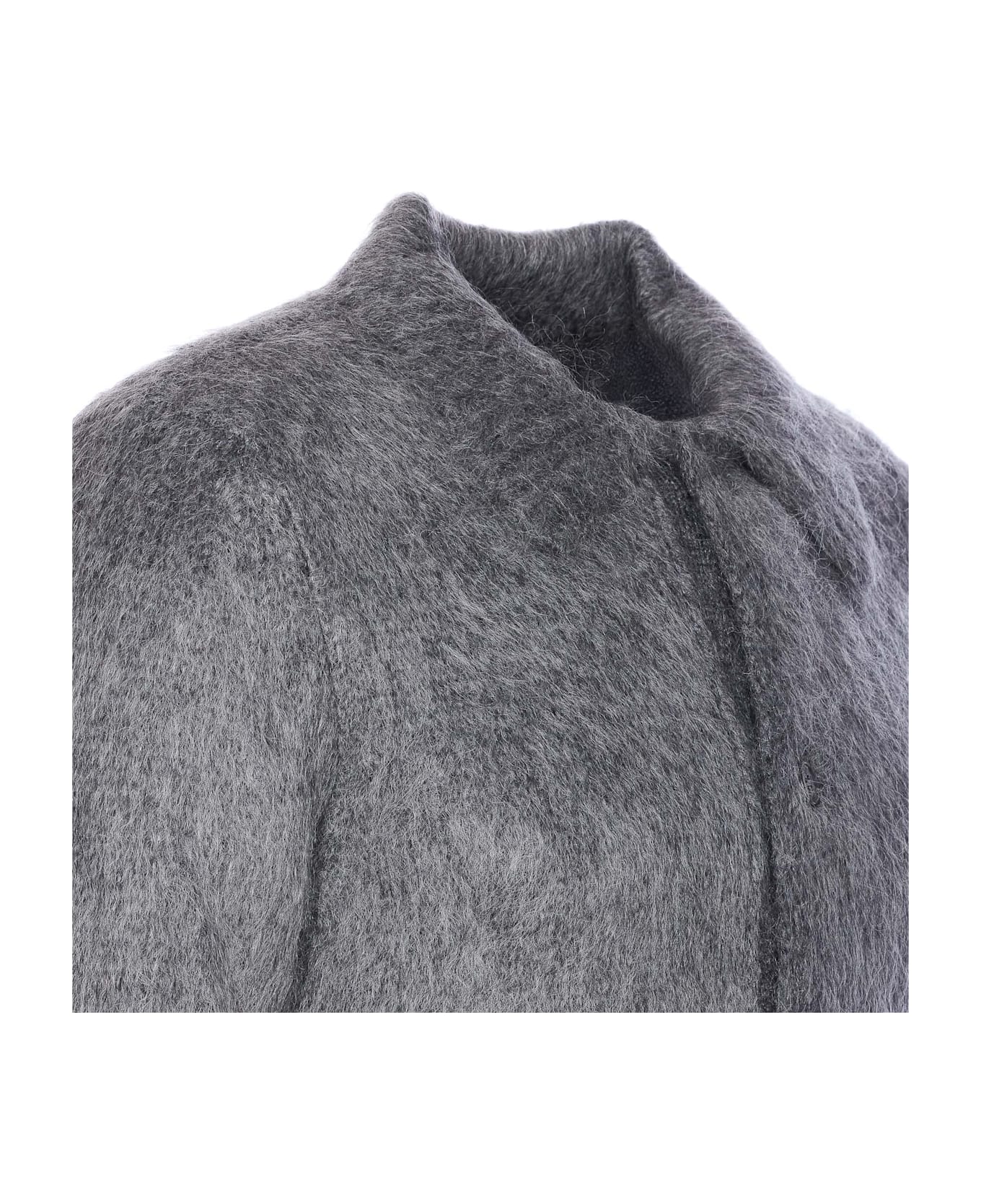 Gucci Mohair Wool Cardigan - Grey