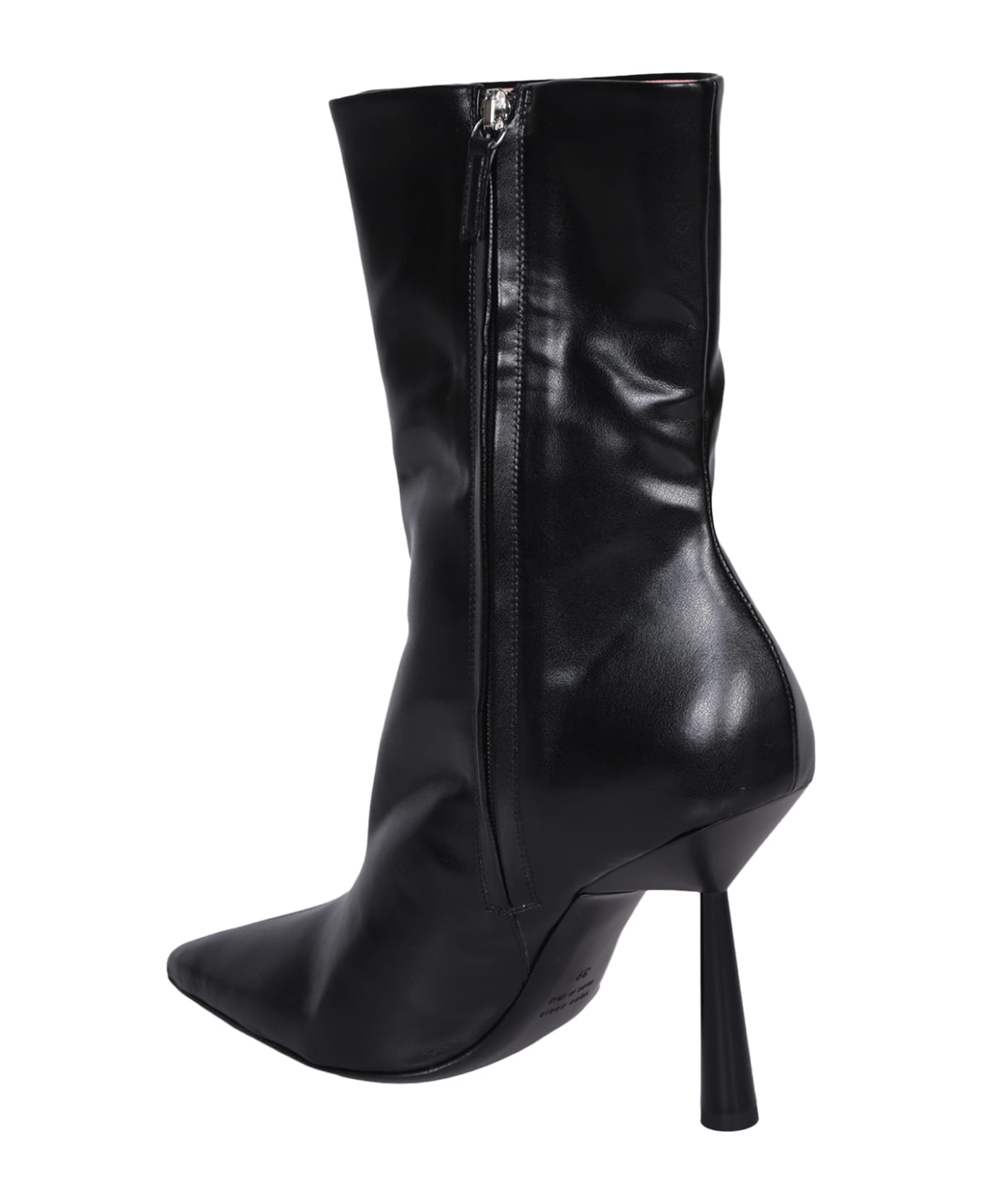 GIA BORGHINI Rosie 7 Black Ankle Boots - Black ブーツ