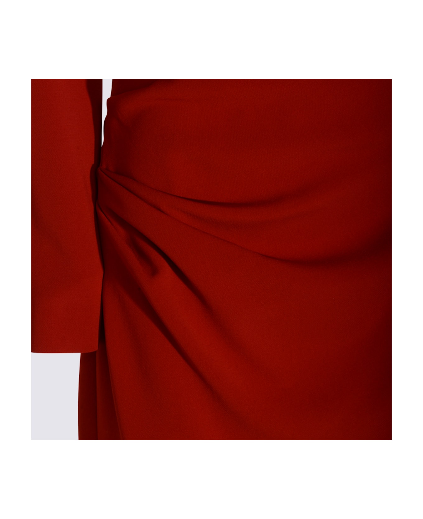 Max Mara Red Midi Dress - Red