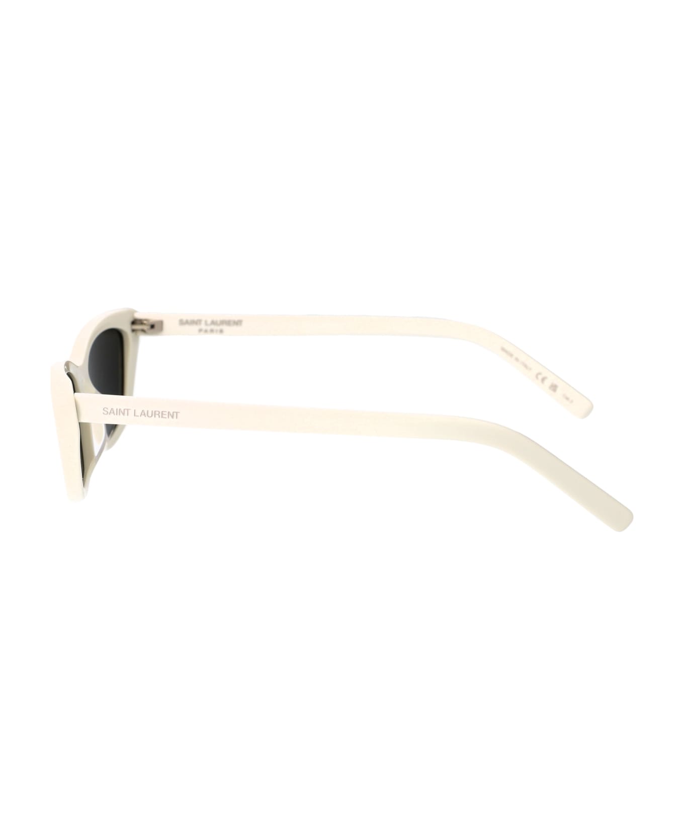 Saint Laurent Eyewear Sl 277 Sunglasses - 011 WHITE WHITE GREY