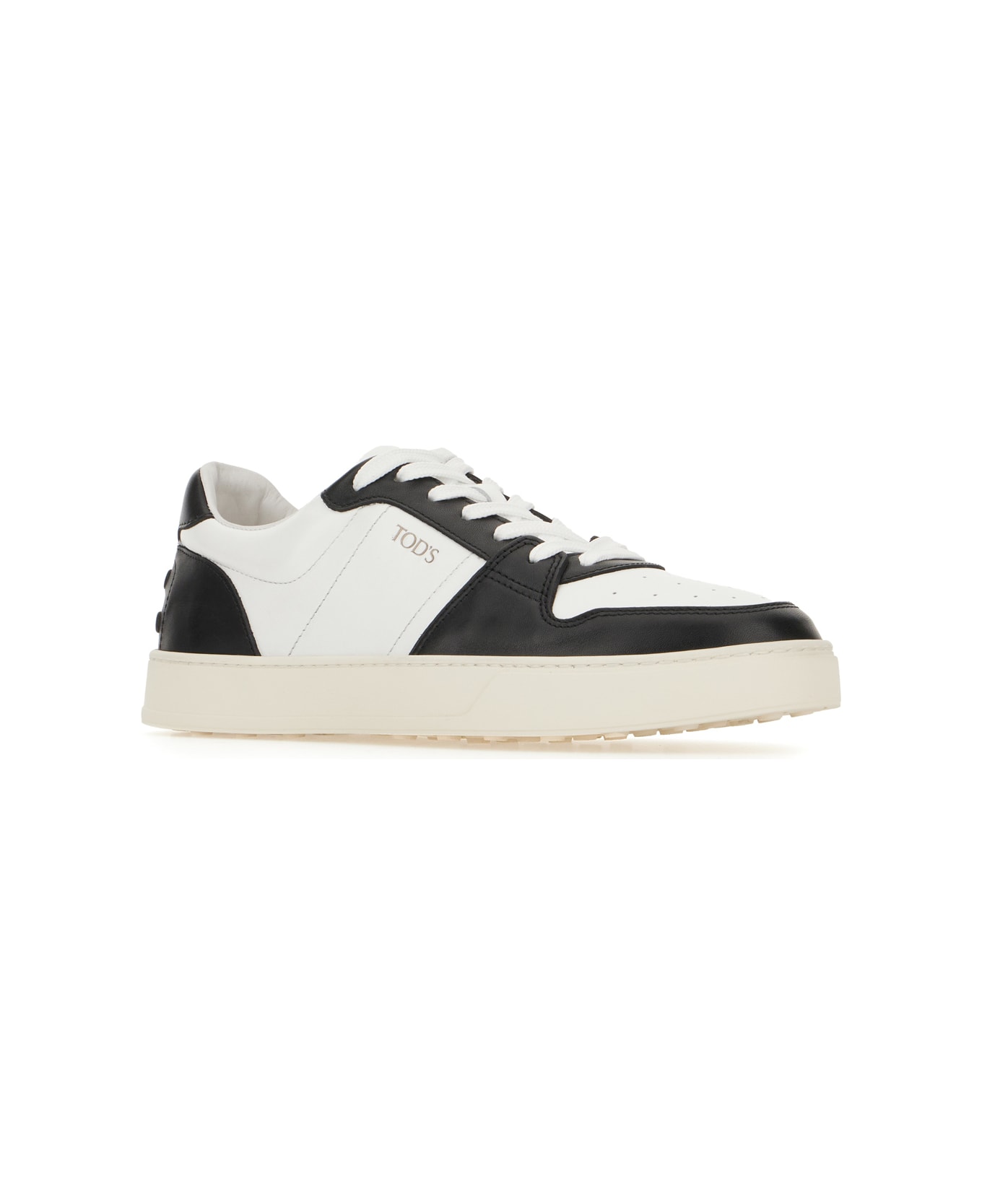 Tod's Multicolor Leather Sneakers - NERO BIANCO