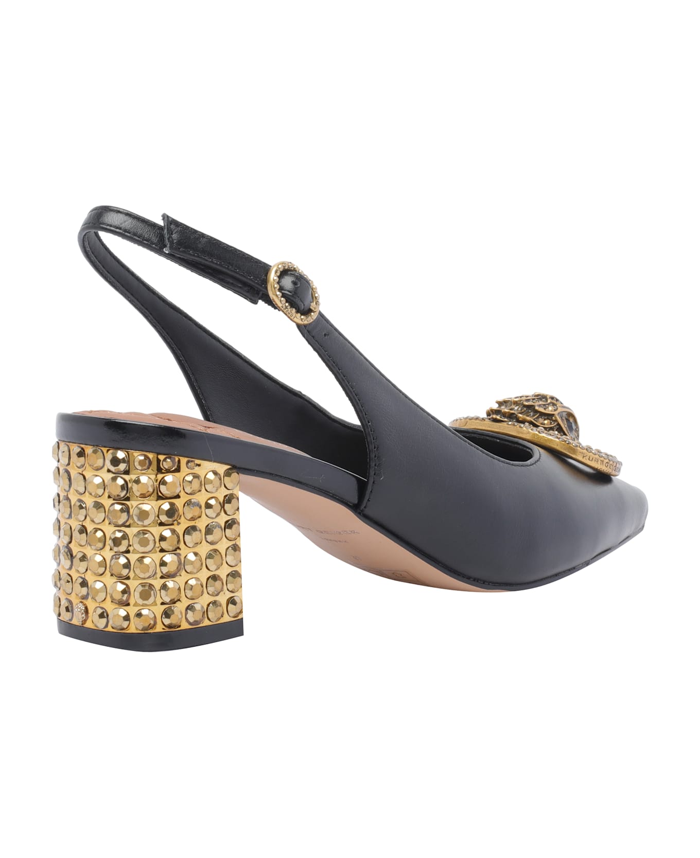 Kurt Geiger Chelsea Block Slingback - Black