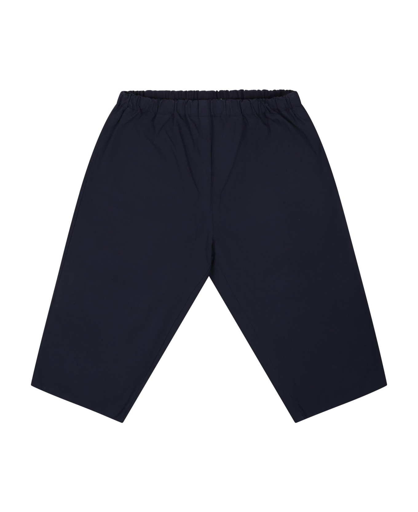 Bonpoint Blue Trousers For Baby Boy - Blue
