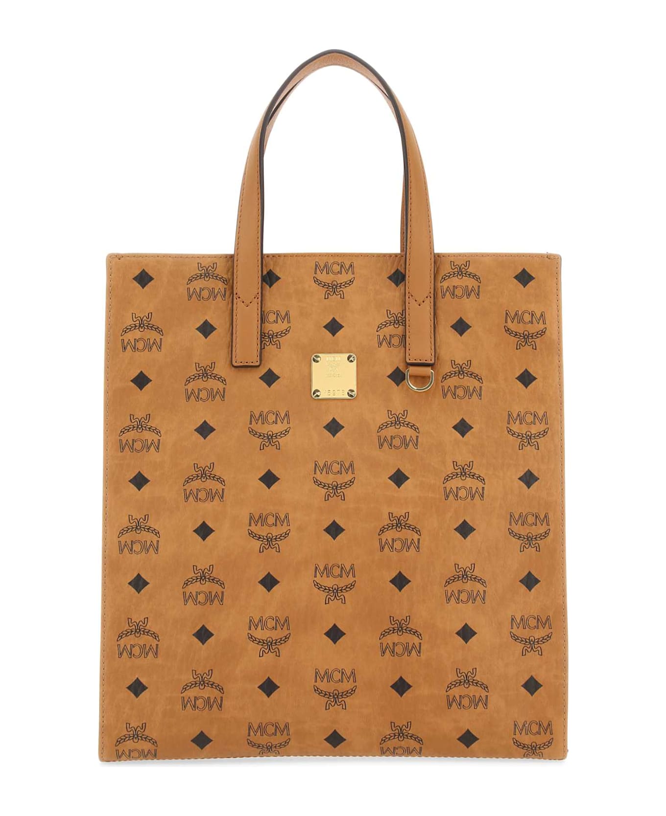 MCM Printed Canvas Small Aren Shopping Bag - CO