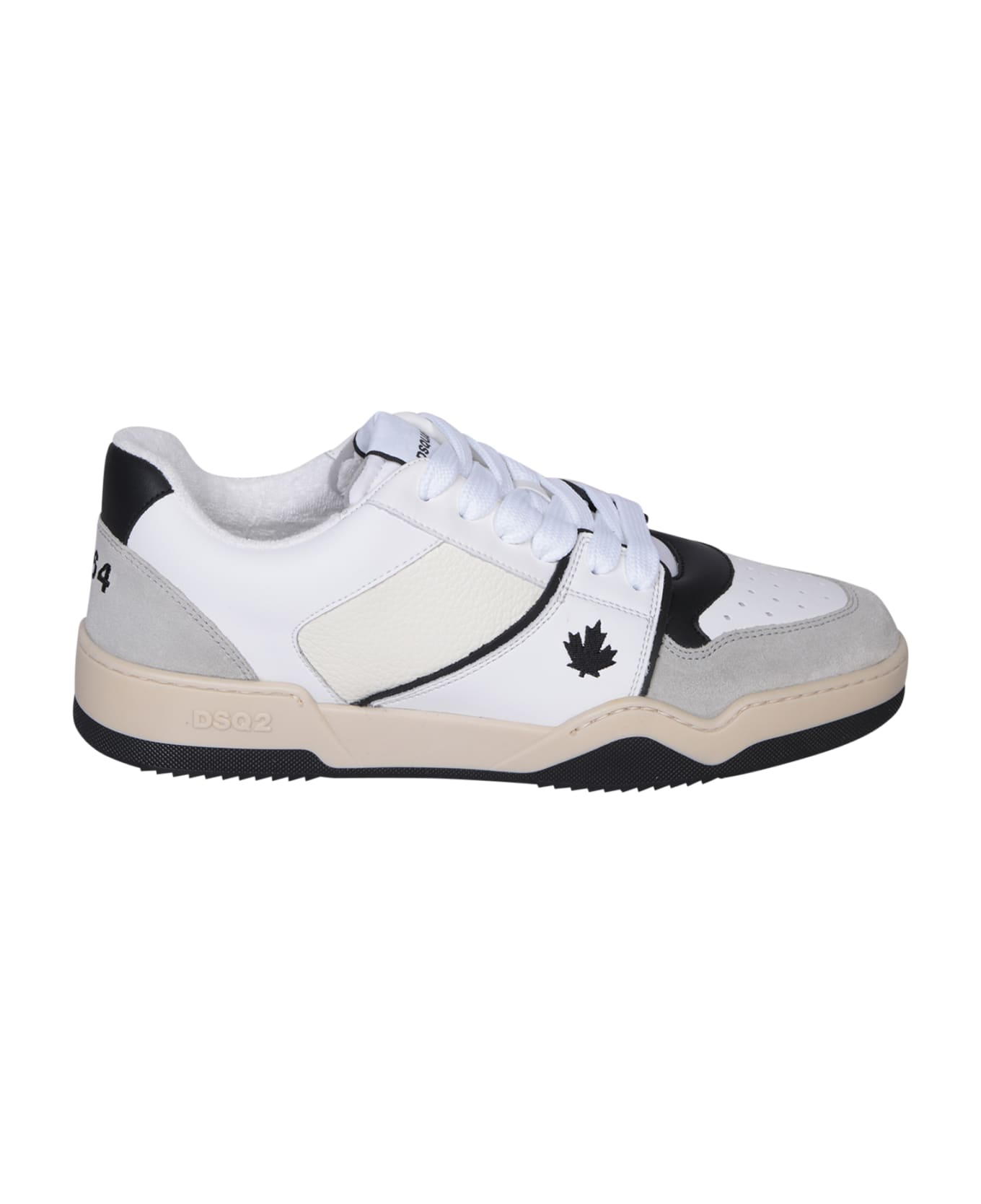 Dsquared2 Spiker White Sneakers - White