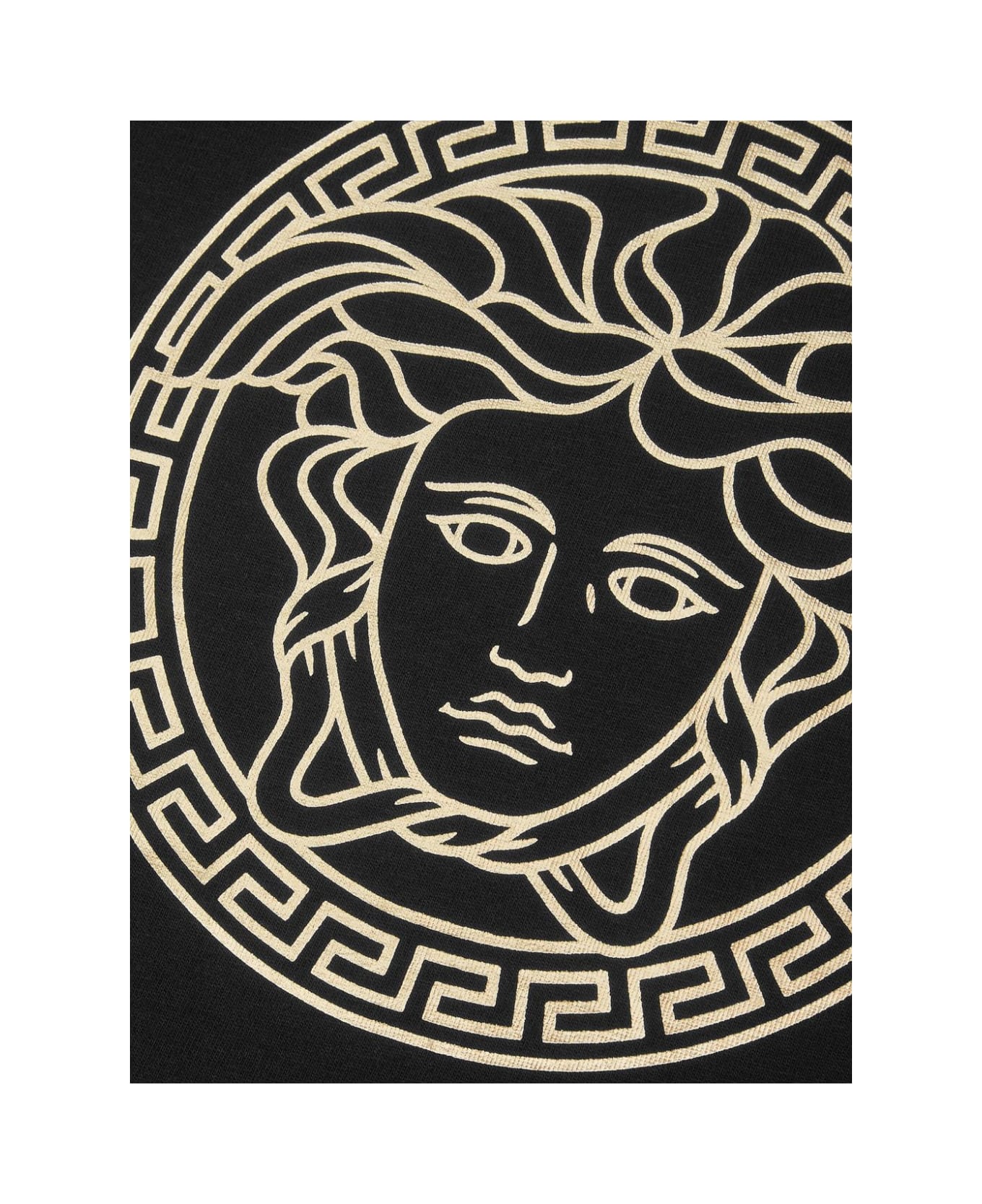 Versace Little Girl
s Black T-shirt - Black