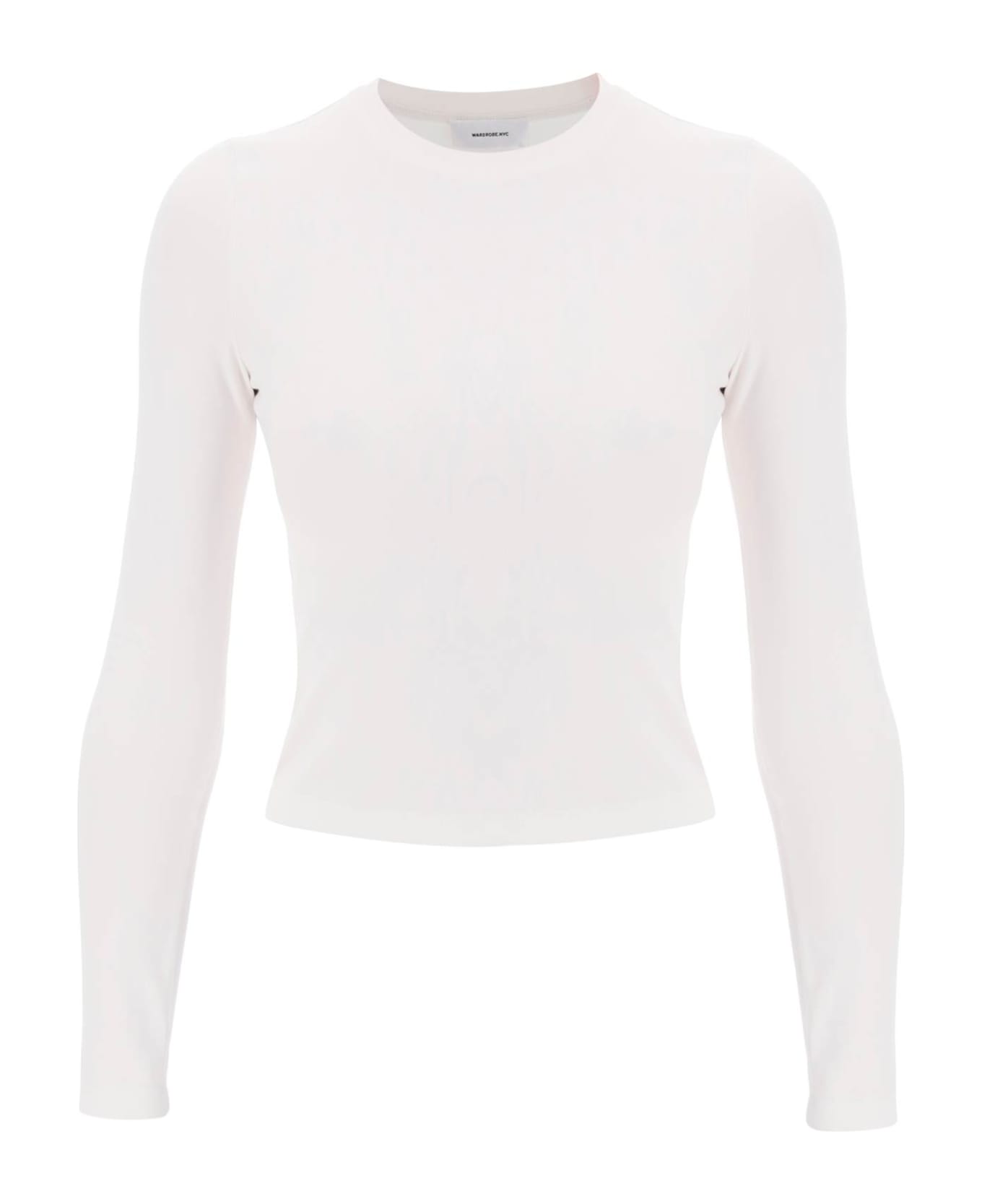 WARDROBE.NYC Long-sleeved T-shirt - WHITE (White)