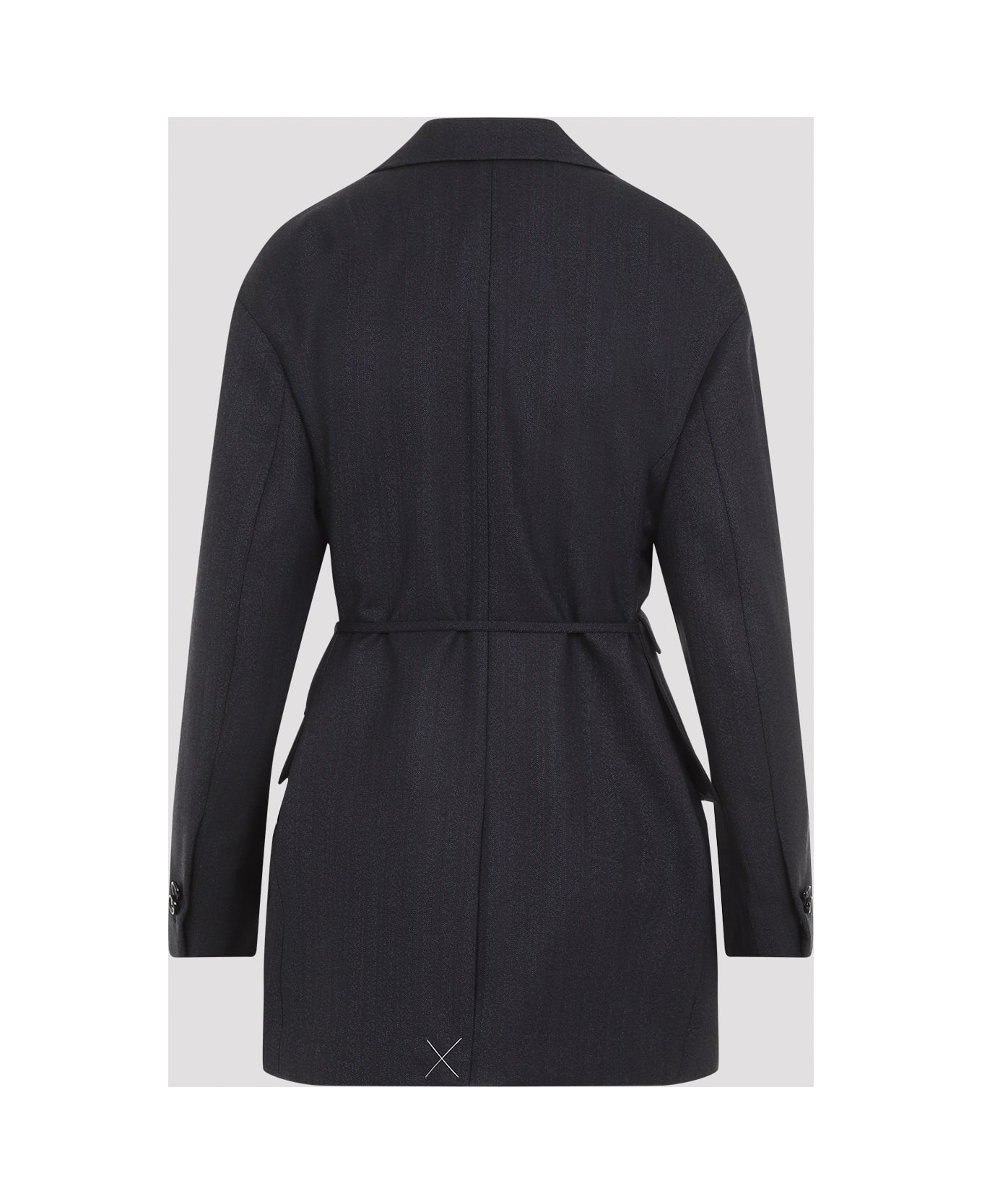 Bottega Veneta Stripe Wool Jacket - Blue