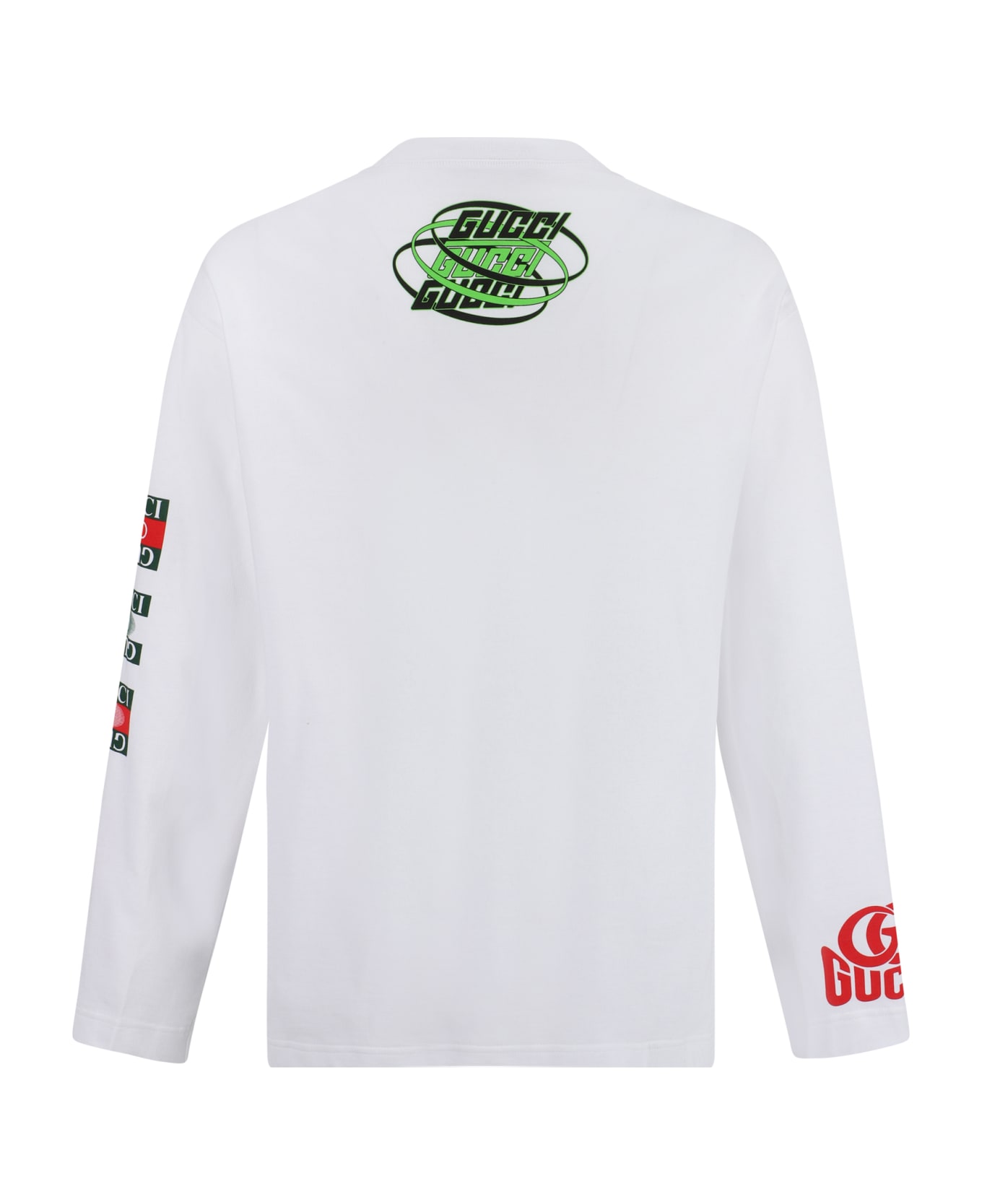 Gucci Long Sleeve Jersey - White/mc