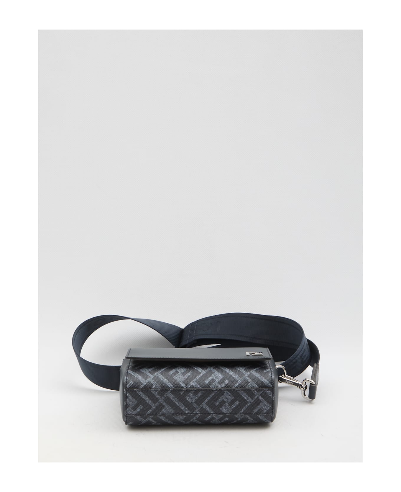 Fendi Squared Ff Compact Bag - BLUE