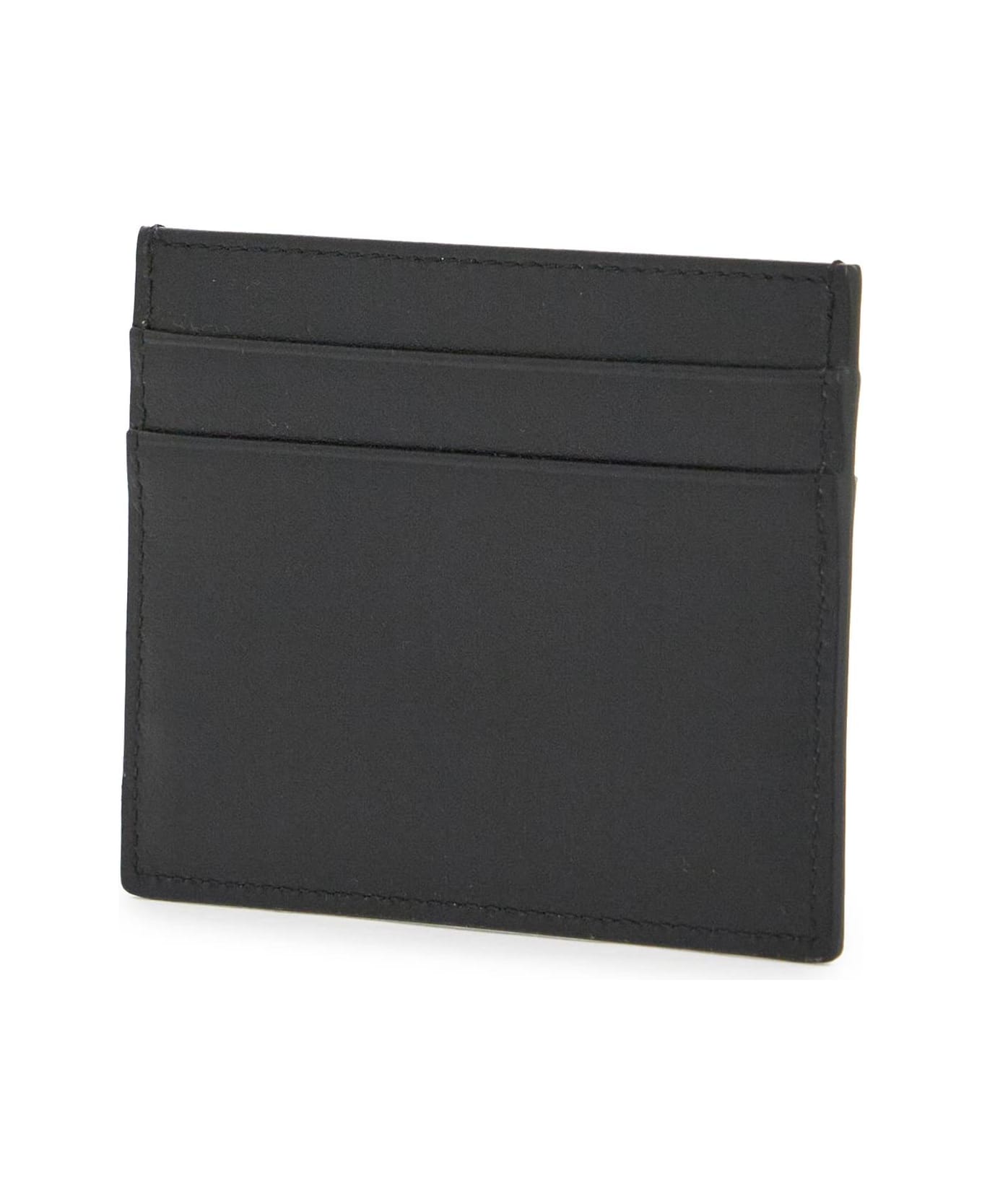 Palm Angels Logo Card Holder - BLACK/WHITE (Black)