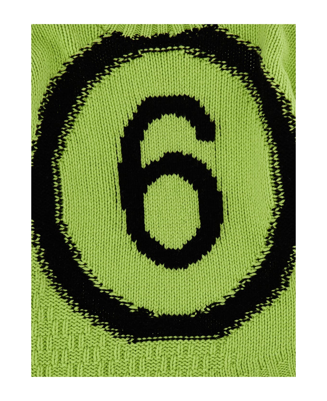 MM6 Maison Margiela Logo Sweater - Green