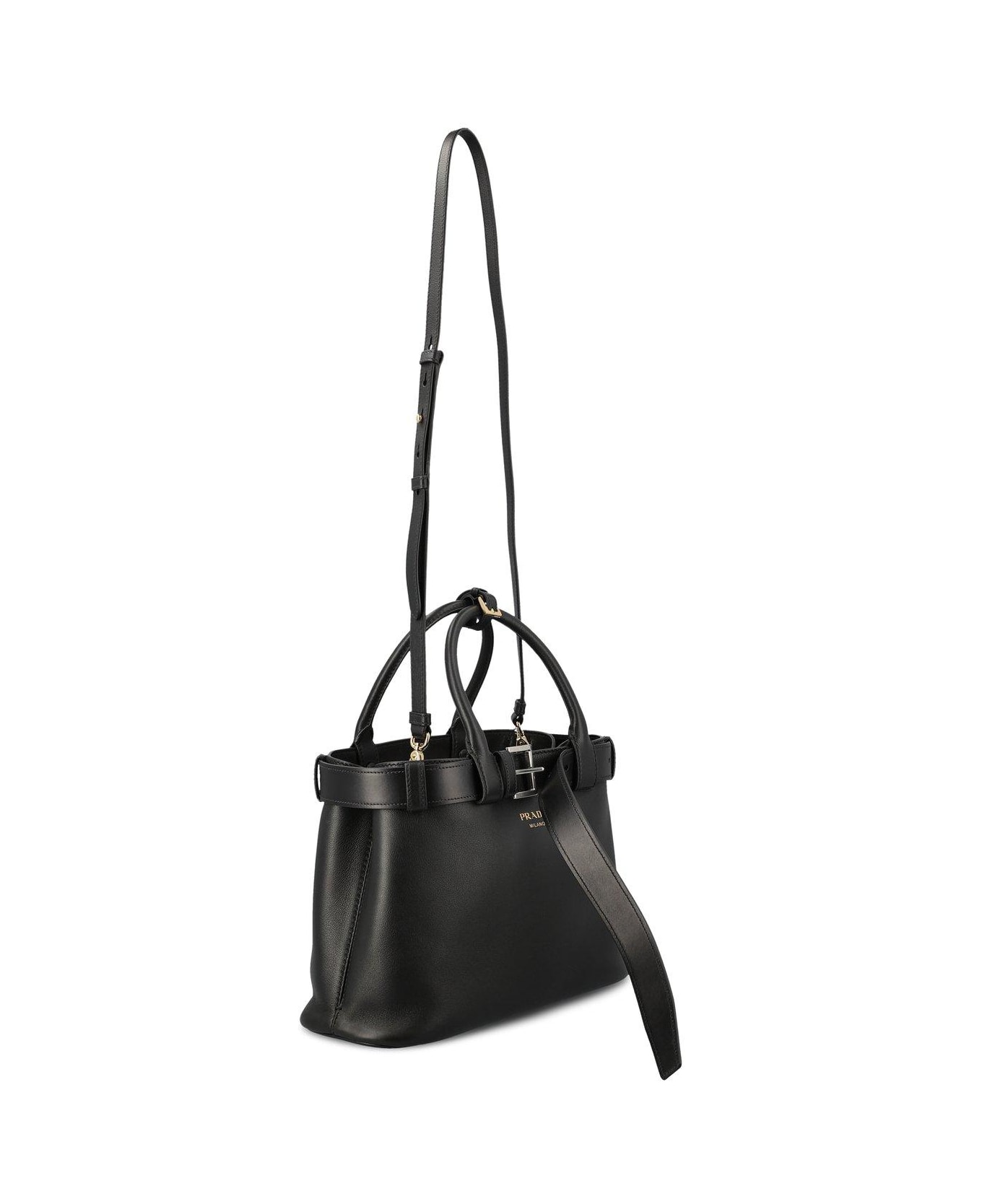 Prada Open-top Medium Handbag - Black トートバッグ