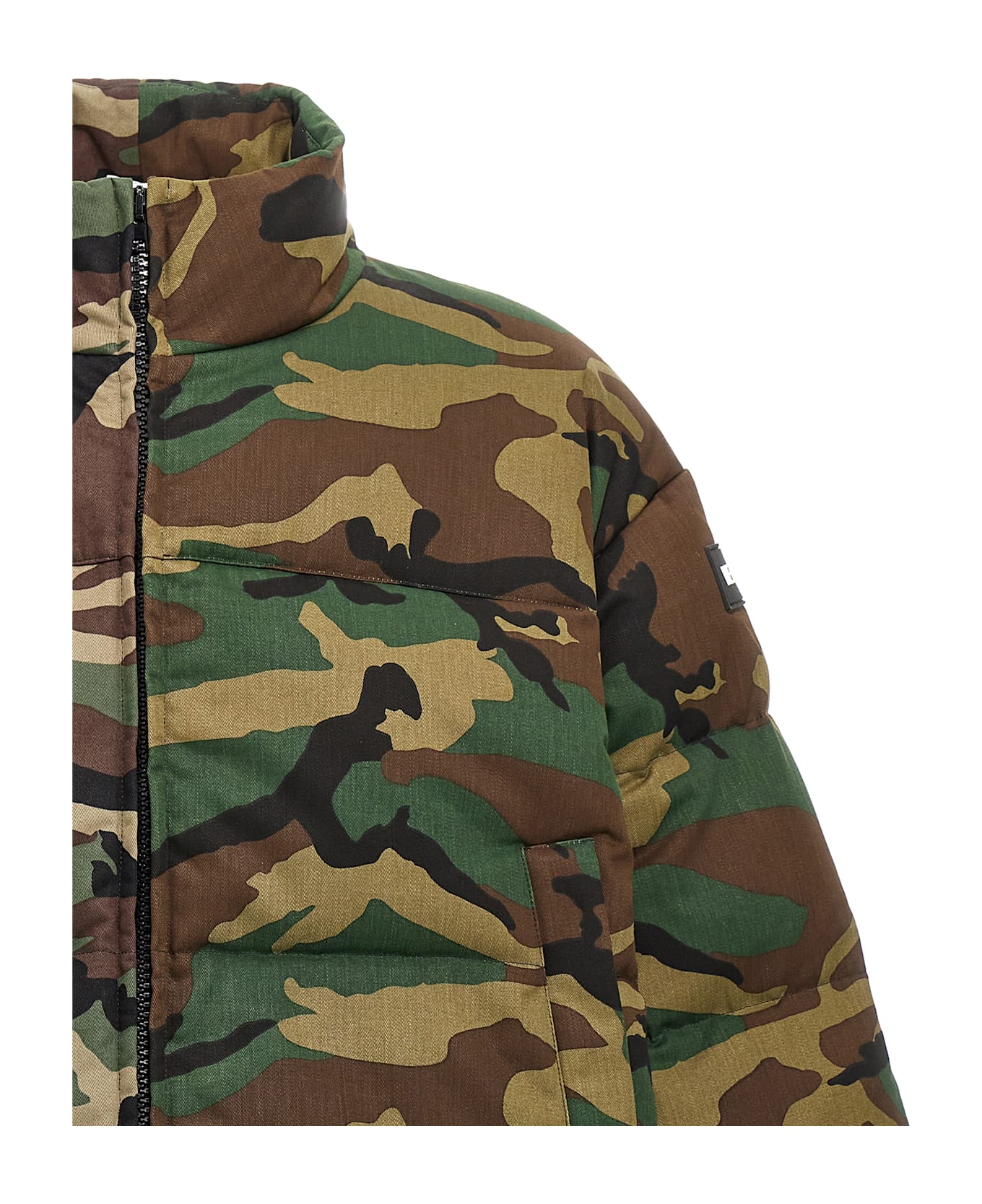 VETEMENTS Camouflage Down Jacket - Green