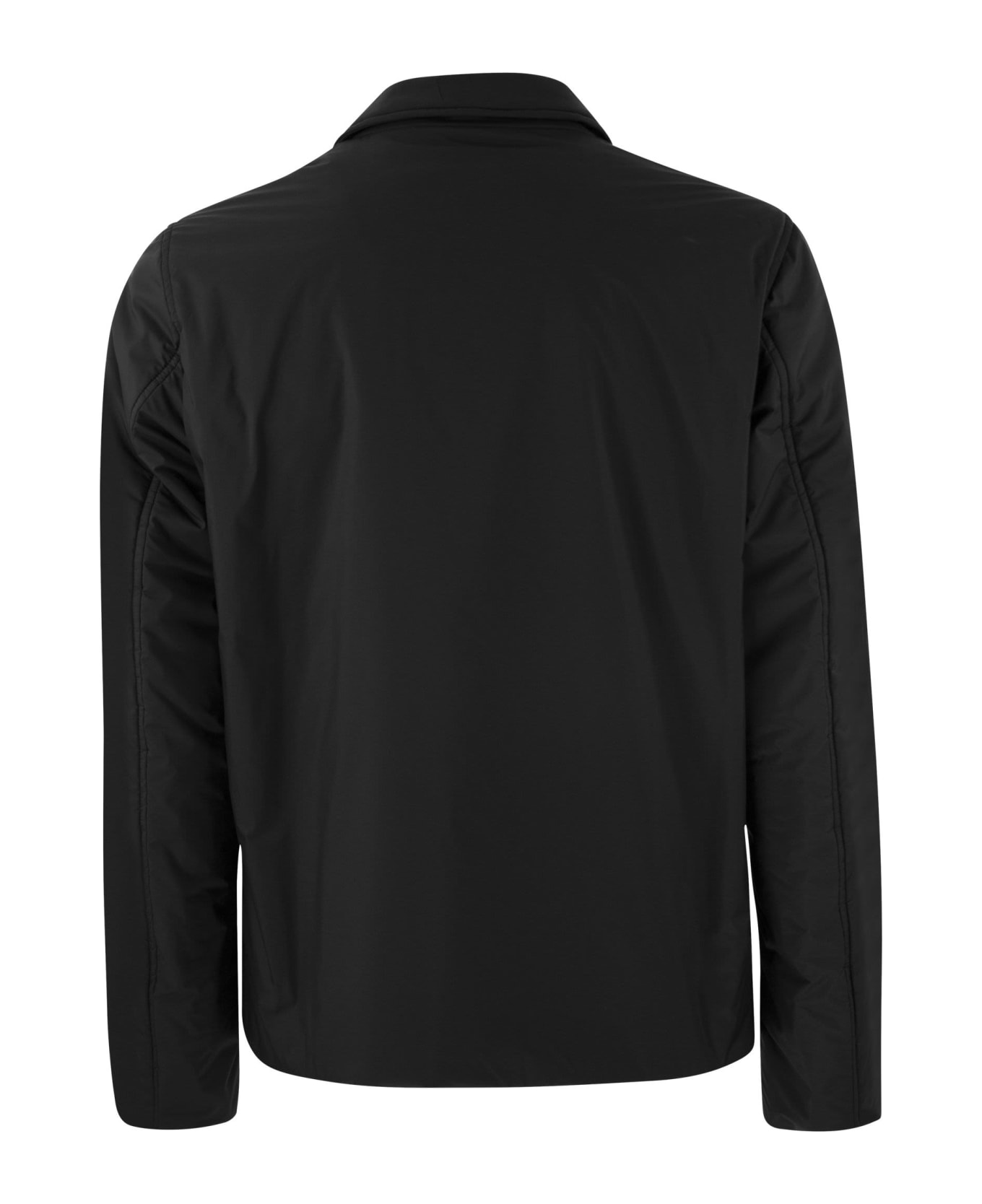 Herno Shirt-cut Jacket In Ecoage - Black