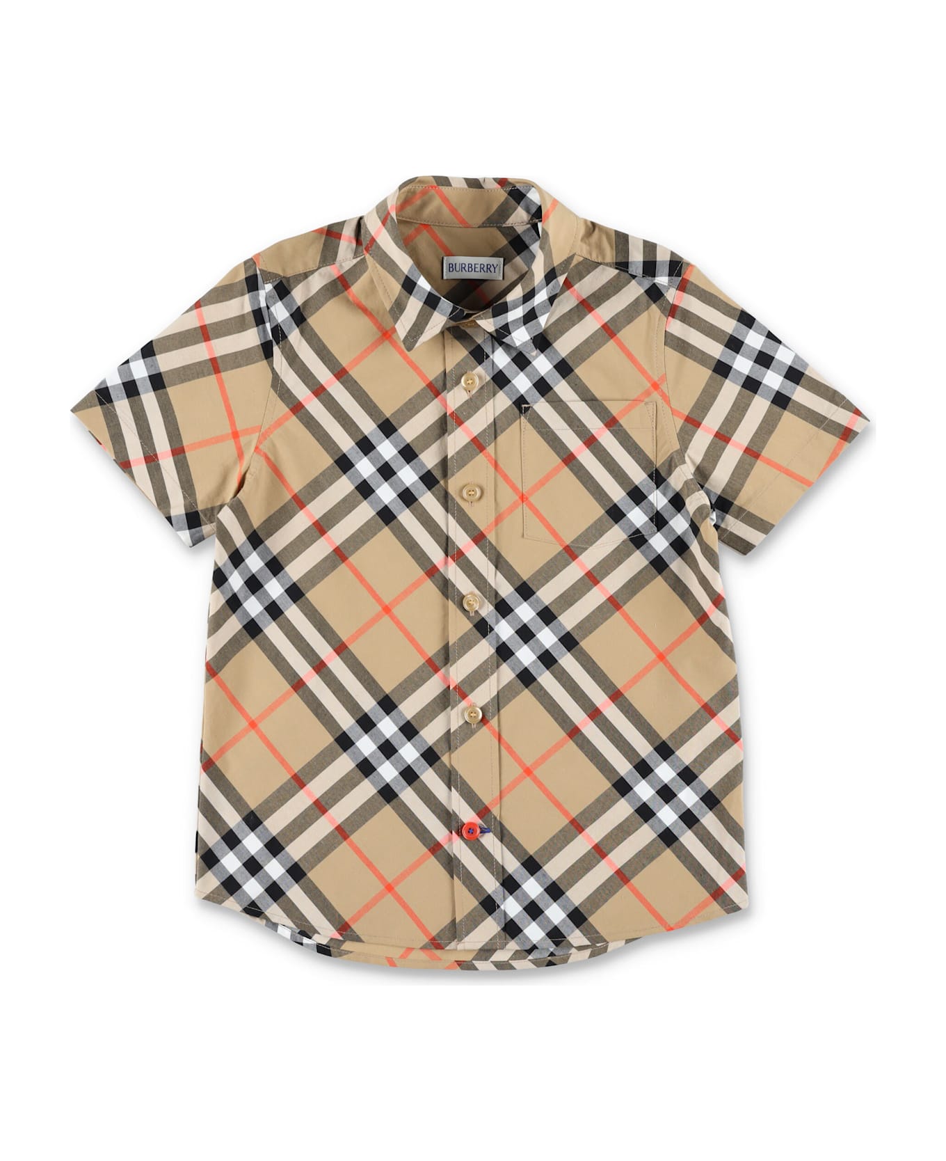 Burberry Kid - Check Shirt - SAND IP CHECK