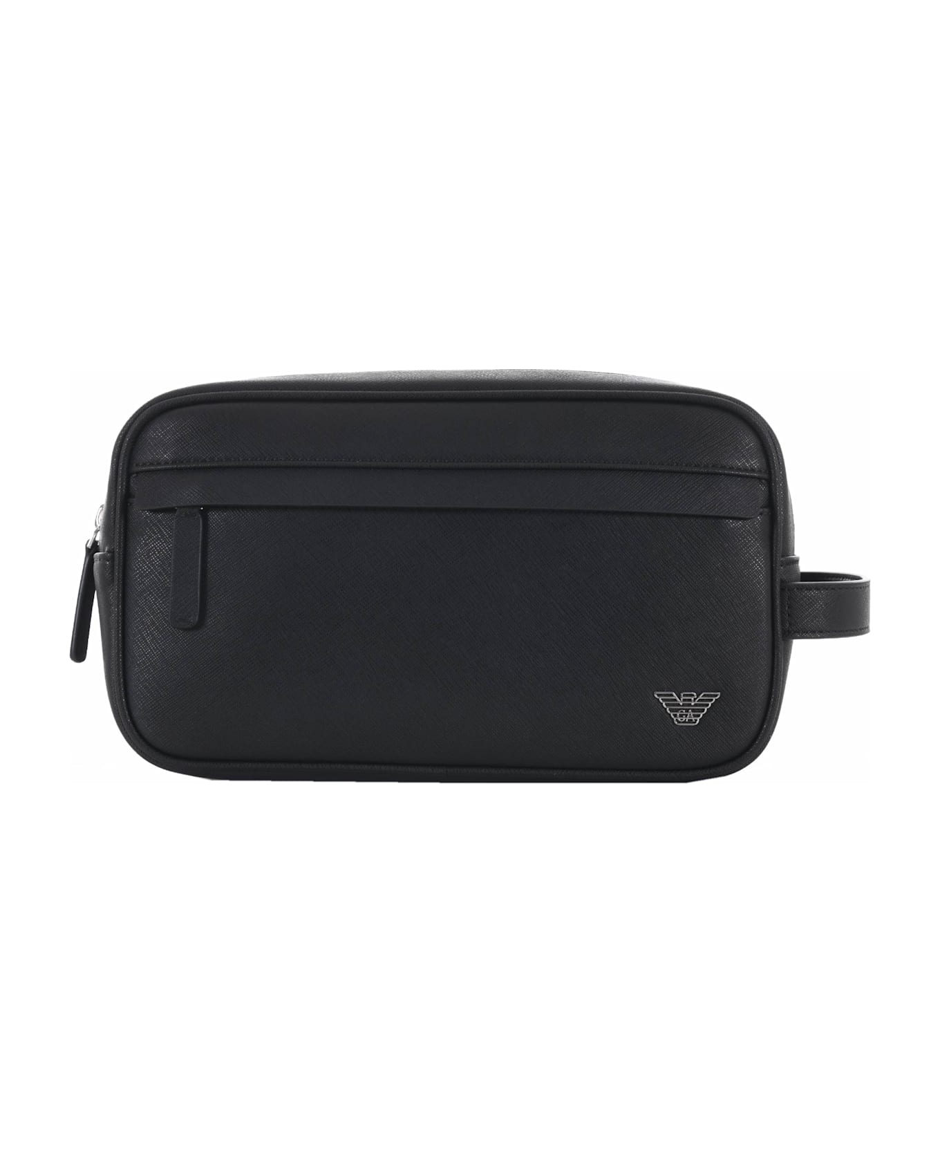 Giorgio Armani 
sustainable
 Collection Wash Bag - Black