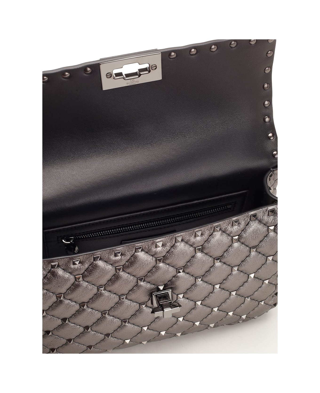 Valentino Garavani "rockstud" Medium Shoulder Bag - Silver