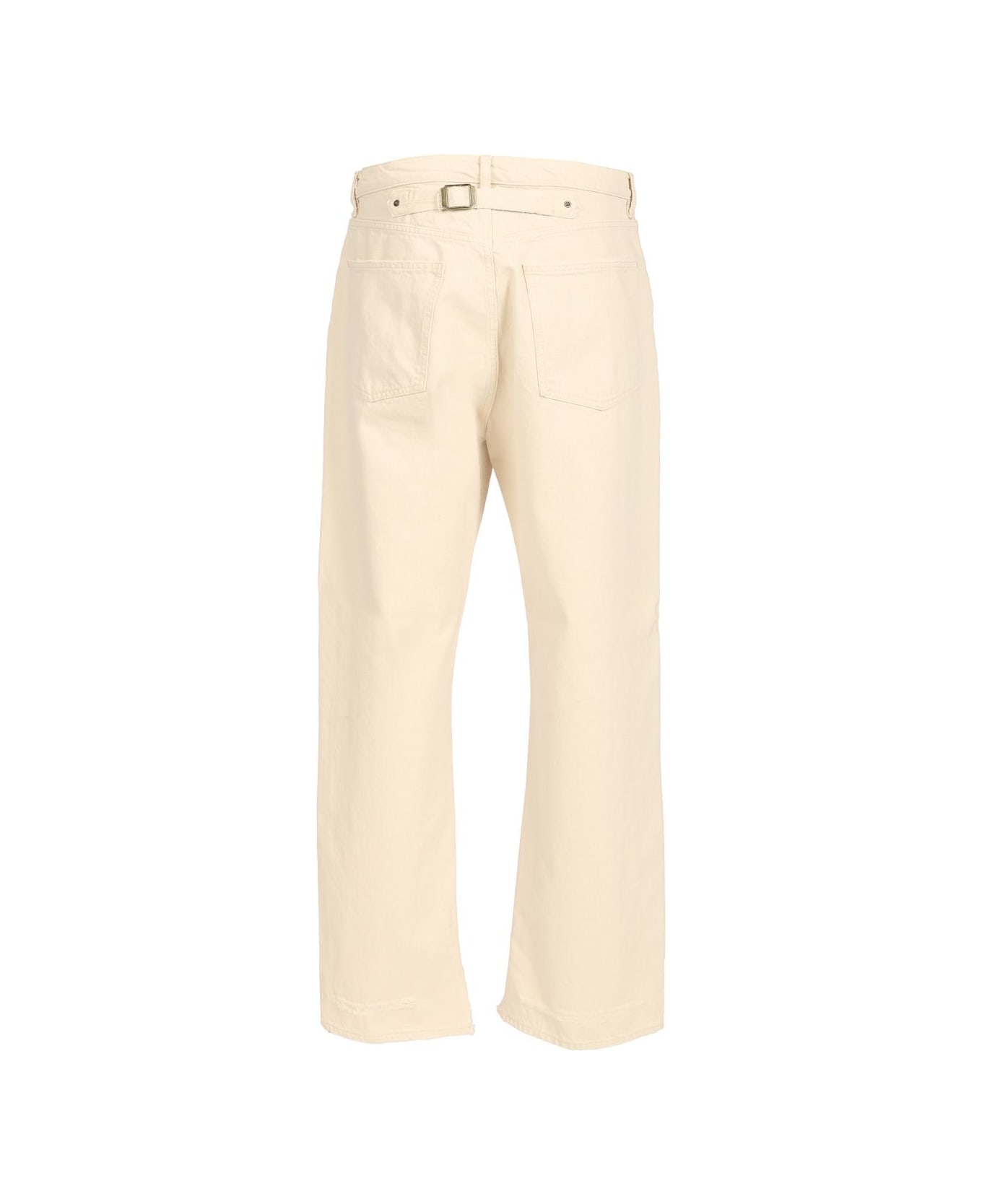 Maison Margiela Buckle Jeans - White