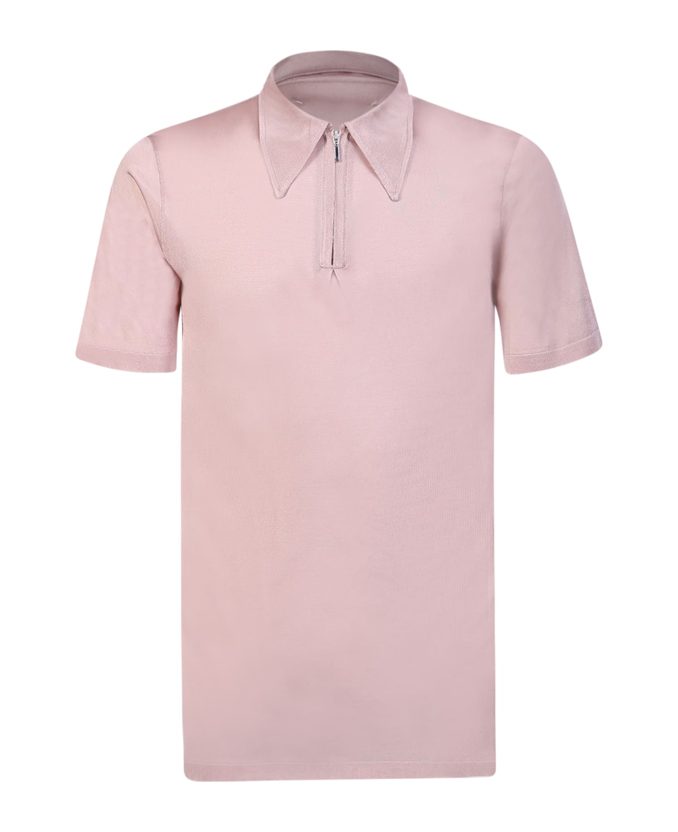 Maison Margiela Asymmetric Hem Polo Shirt - Pink ポロシャツ