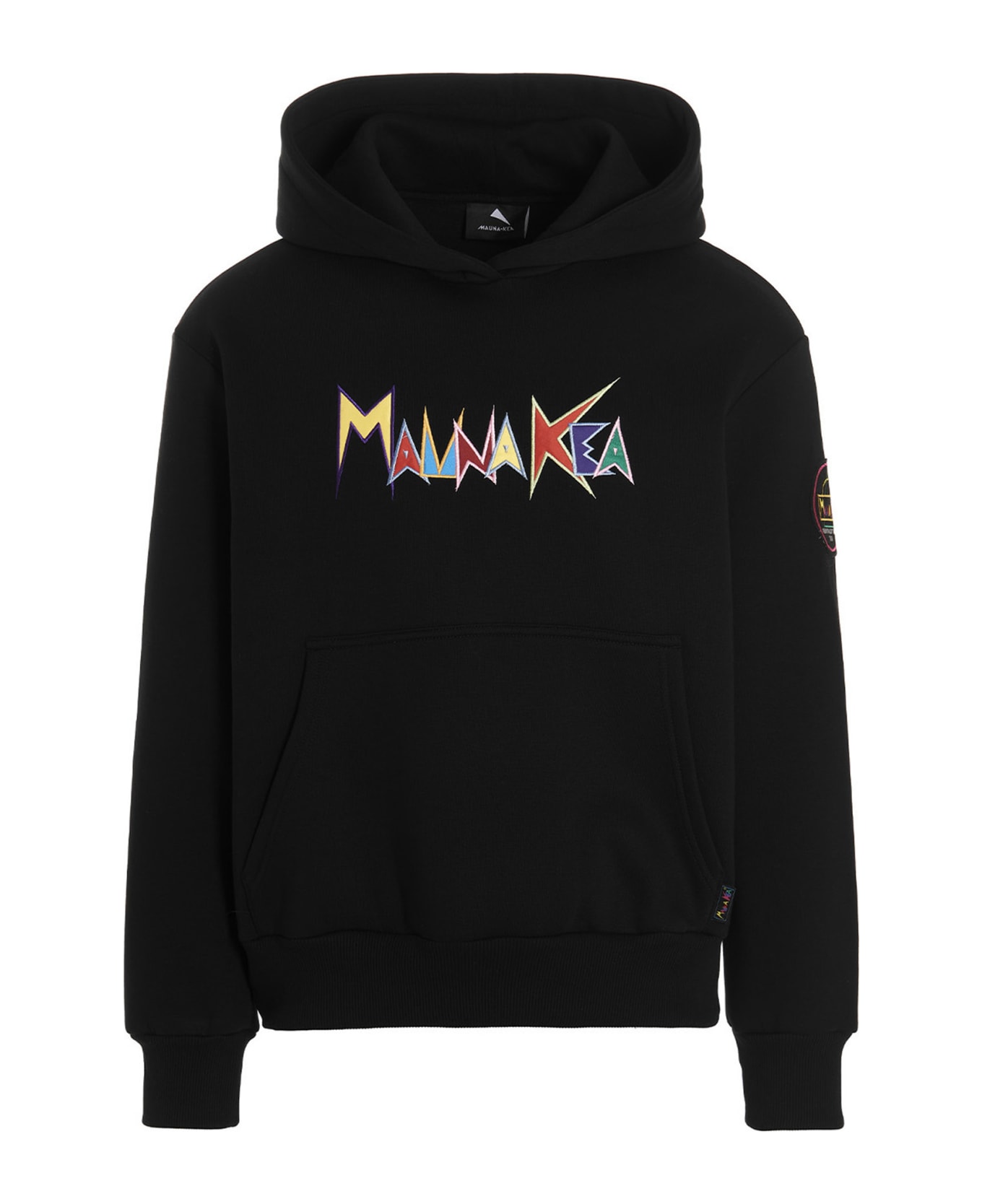 Mauna Kea Logo Embroidery Hoodie - Black  