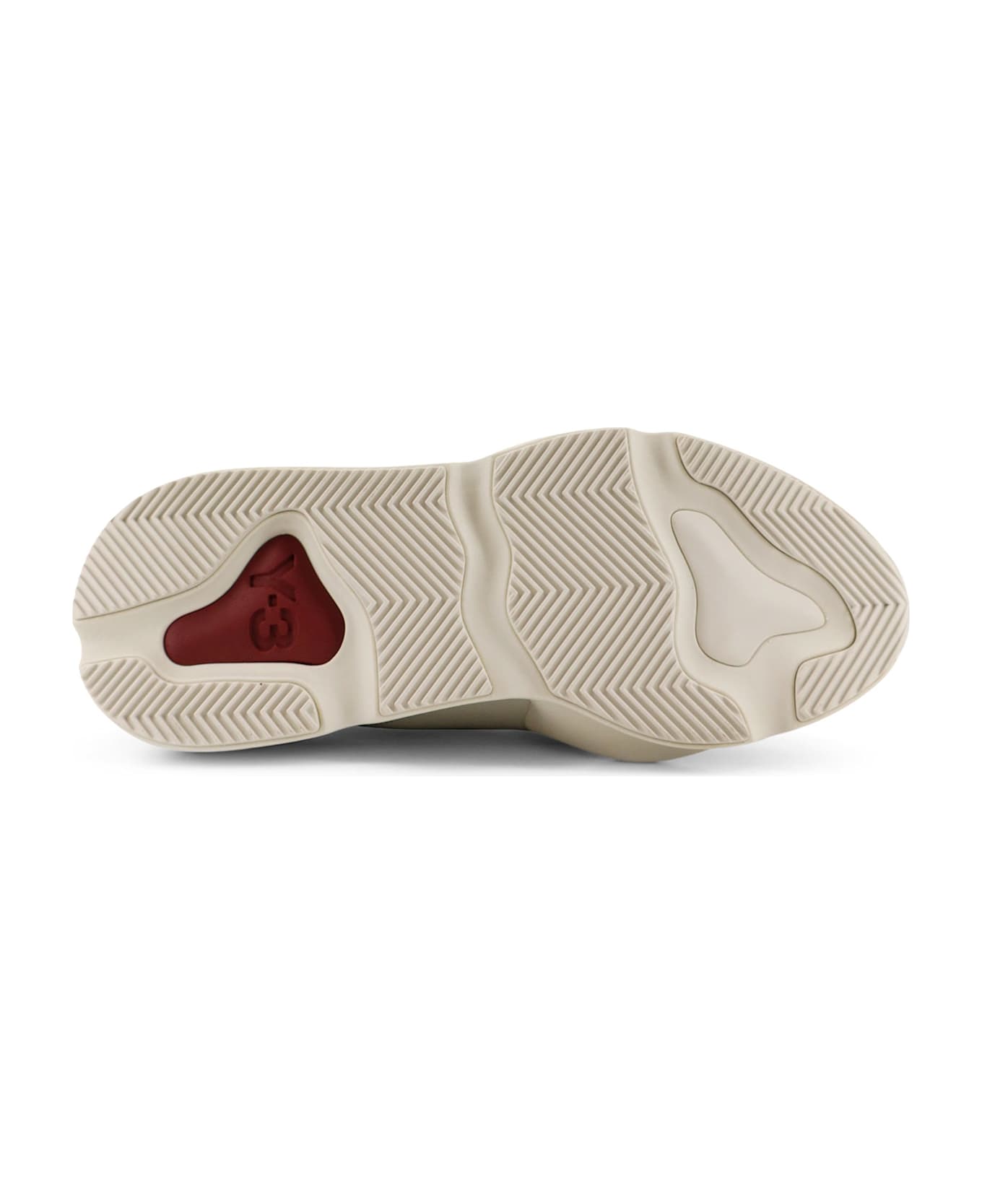 Y-3 Kaiwa Leather And Neoprene Sneakers - Grey