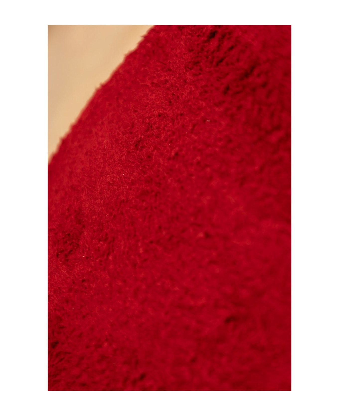 Alexander McQueen Strapless Midi Dress - Red