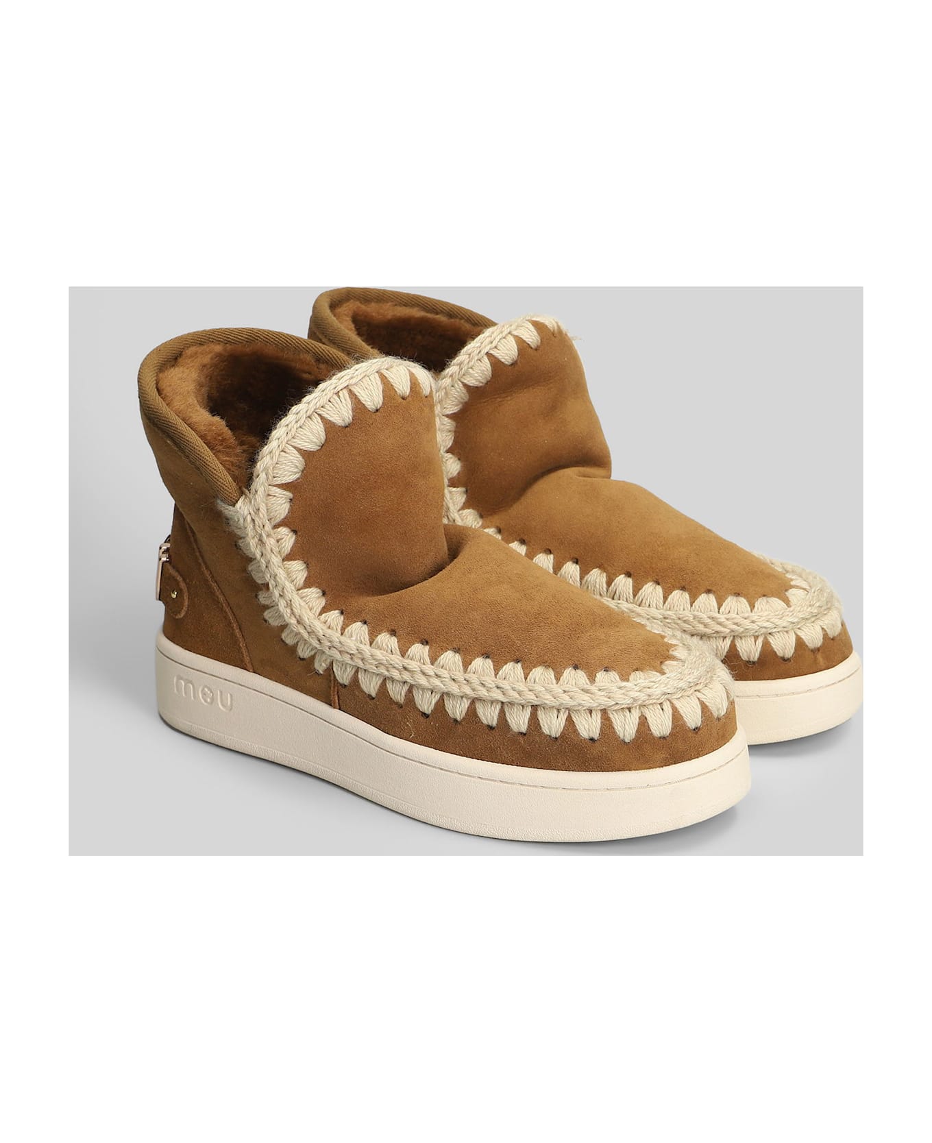 Mou New Eskimo Sneaker Sneakers In Brown Suede - brown スニーカー