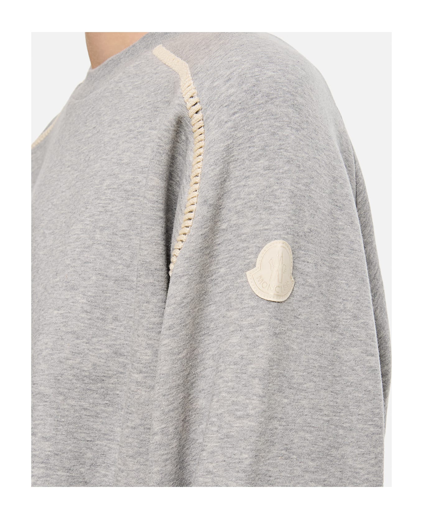 Moncler Logo Sweater - Grey