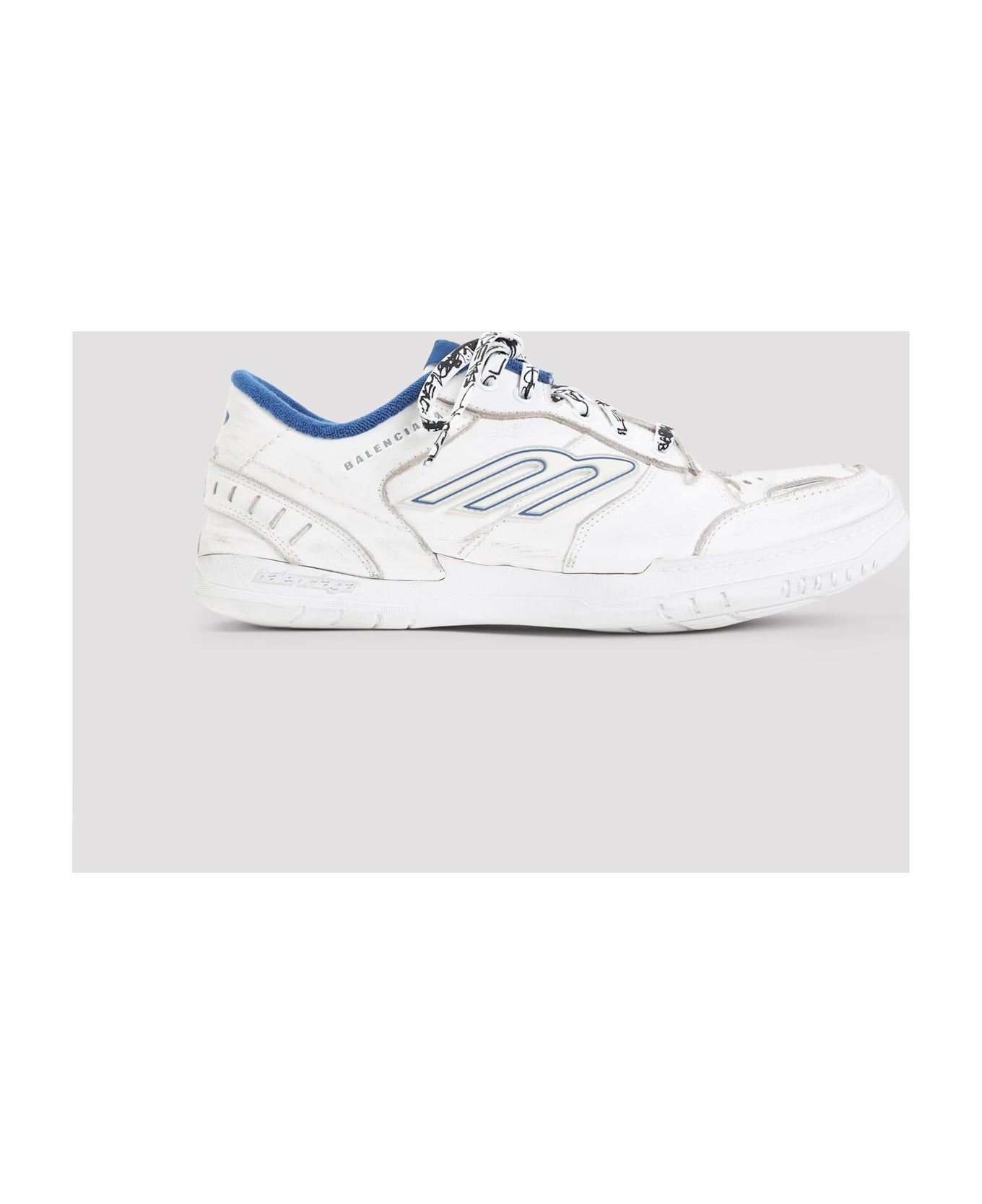 Balenciaga Hamptons Sneakers - White Blu