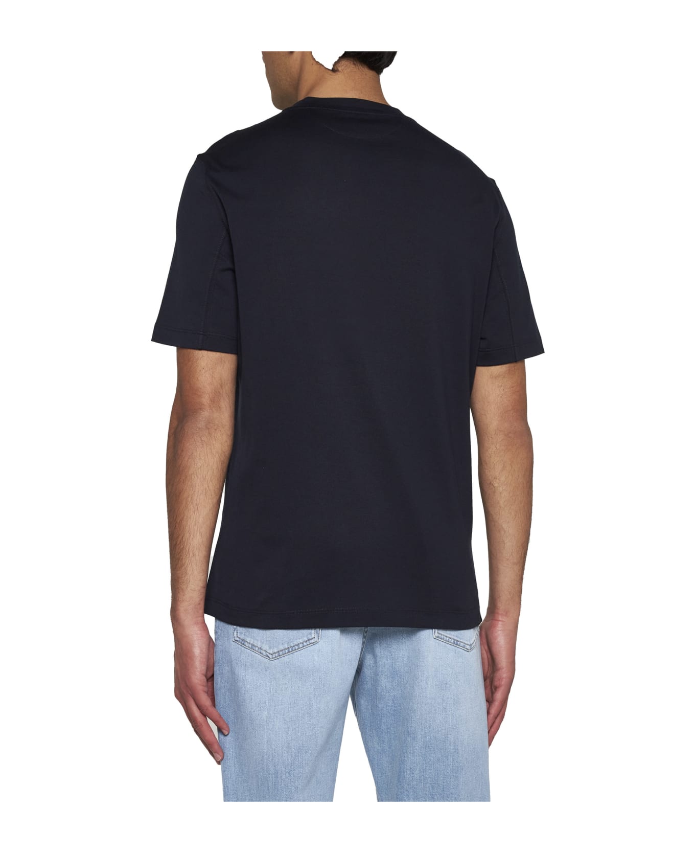 Brunello Cucinelli T-shirt - Blu navy シャツ