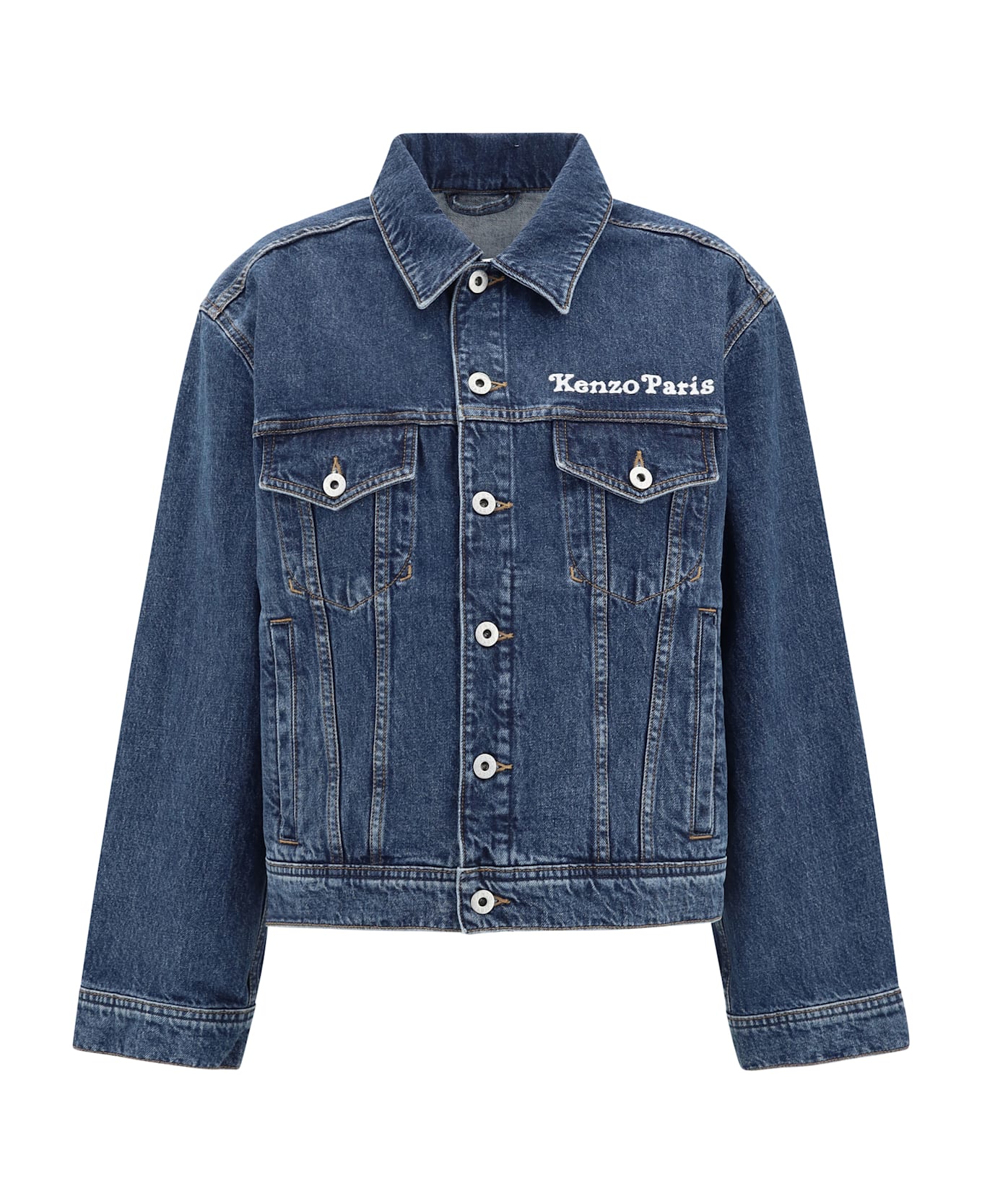 Kenzo Maxi Print Denim Jacket