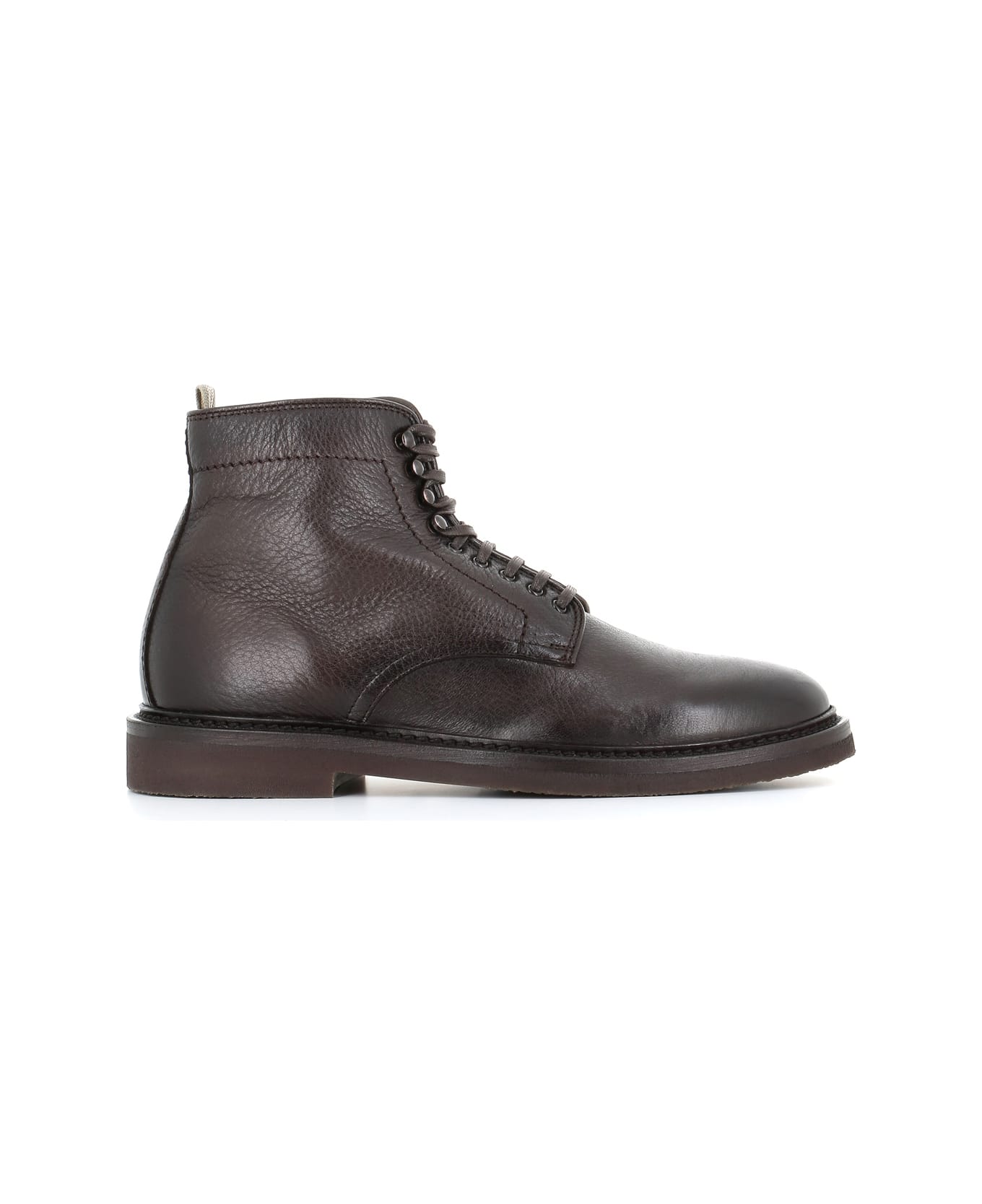 Officine Creative Lace Up Boot Hopkins Flexi/203 - Brown ブーツ