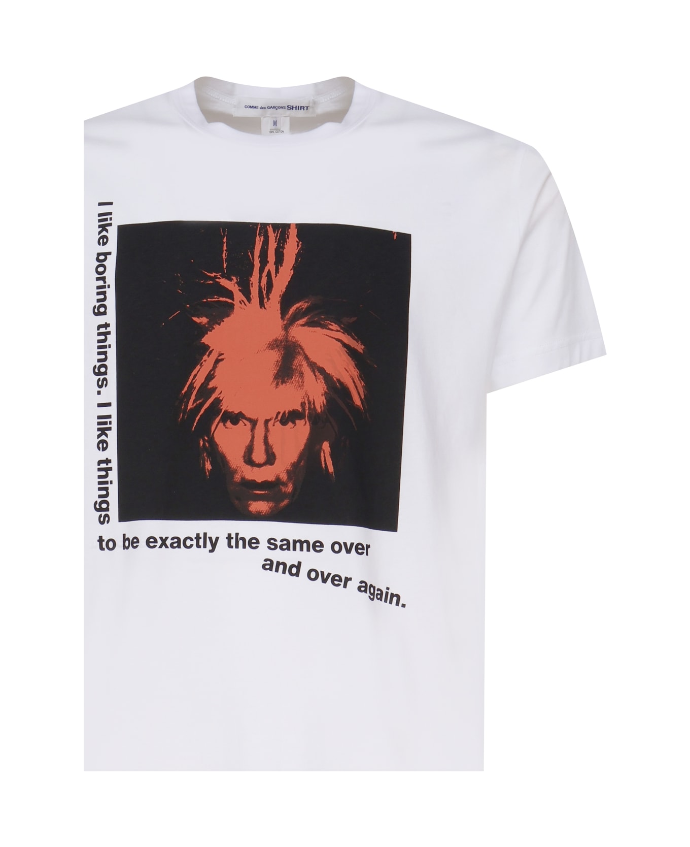 Comme des Garçons Andy Warhol T-shirt - White