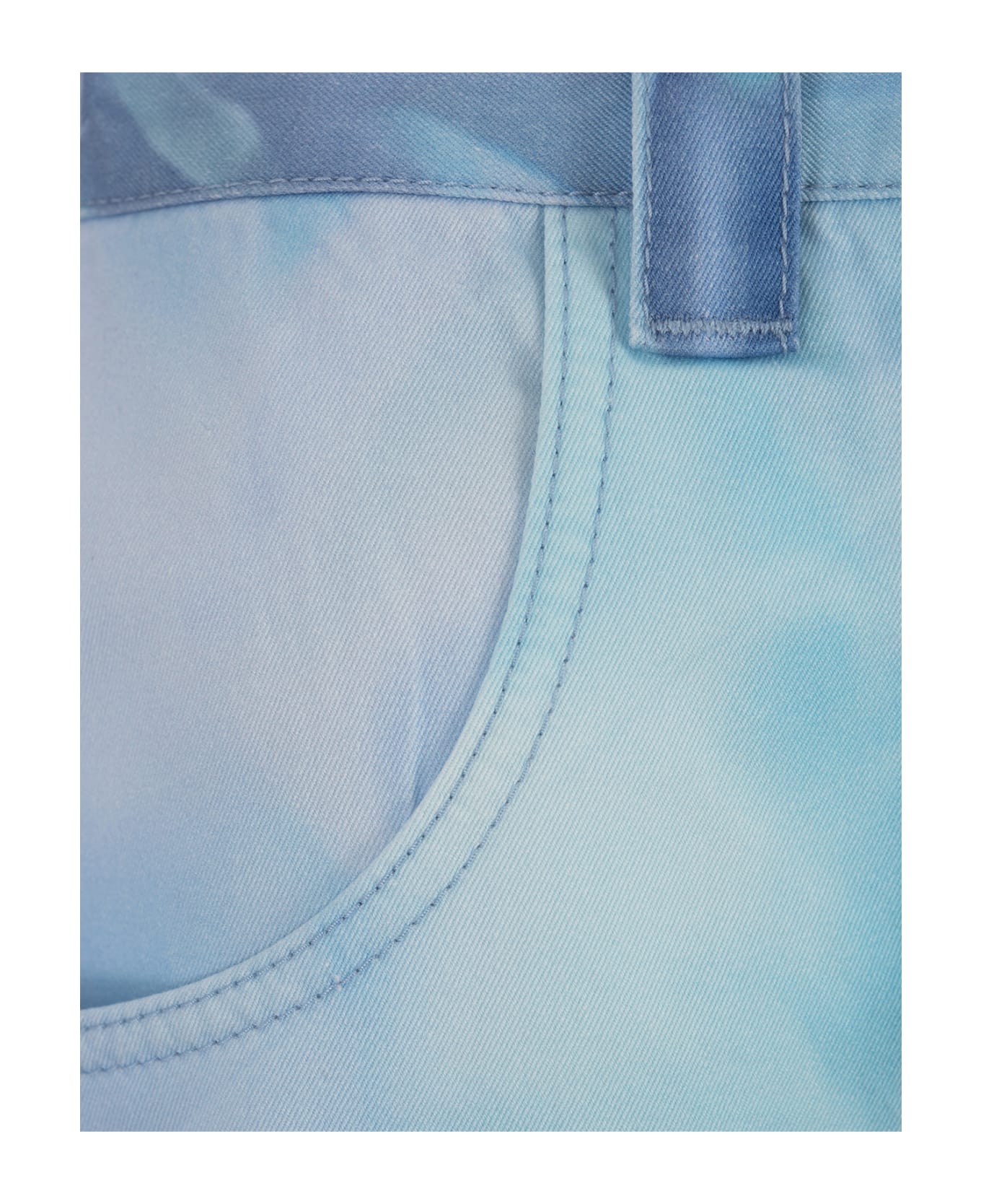 Khrisjoy Horus Air Shorts In Tropical Breeze - Gnawed Blue