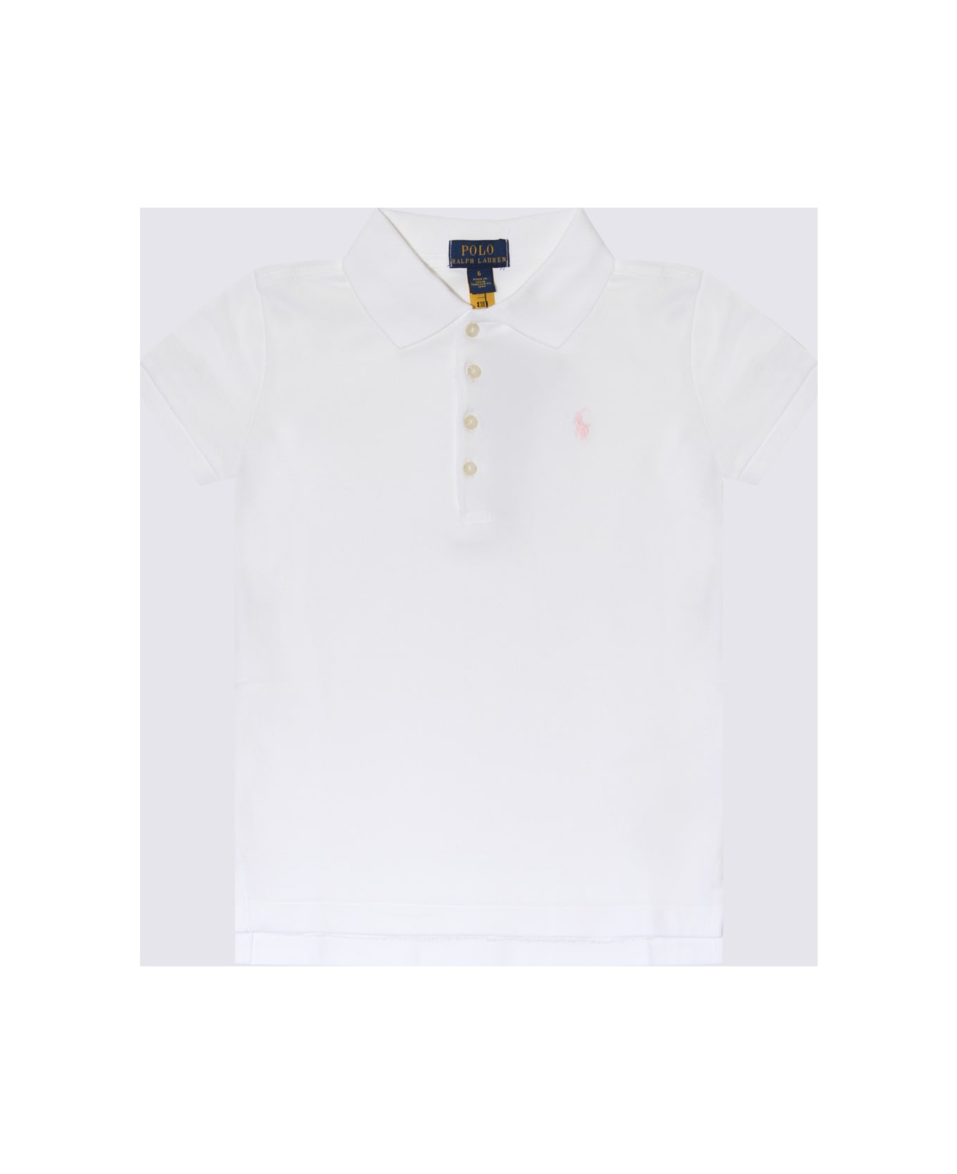 Polo Ralph Lauren White Cotton Polo Shirt - White Tシャツ＆ポロシャツ