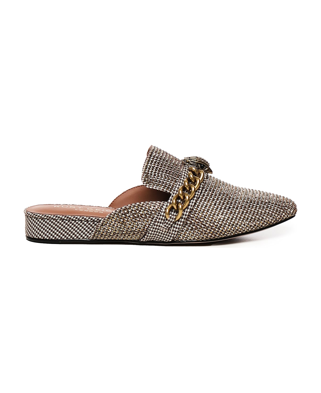 Kurt Geiger Chain Detail Chelsea Mule - Beige